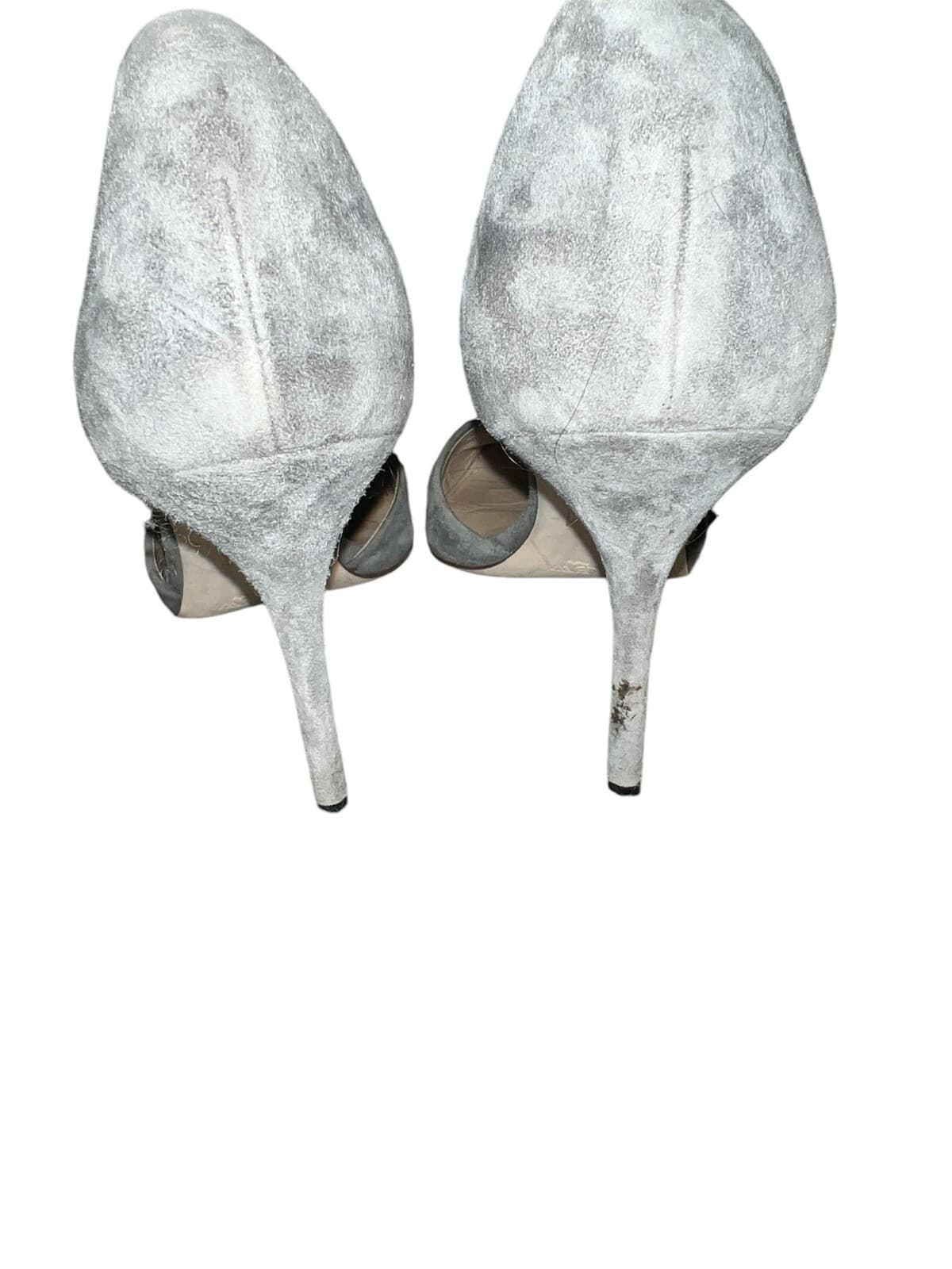 J Crew Suede Everly Pumps Heels Shoes Size 9 Gray - Thumbnail 3
