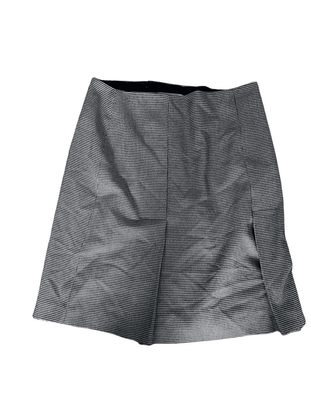 Elliott Lauren black white skirt sz 6 Mini Minimalist Office Siren Secretary - Thumbnail 2