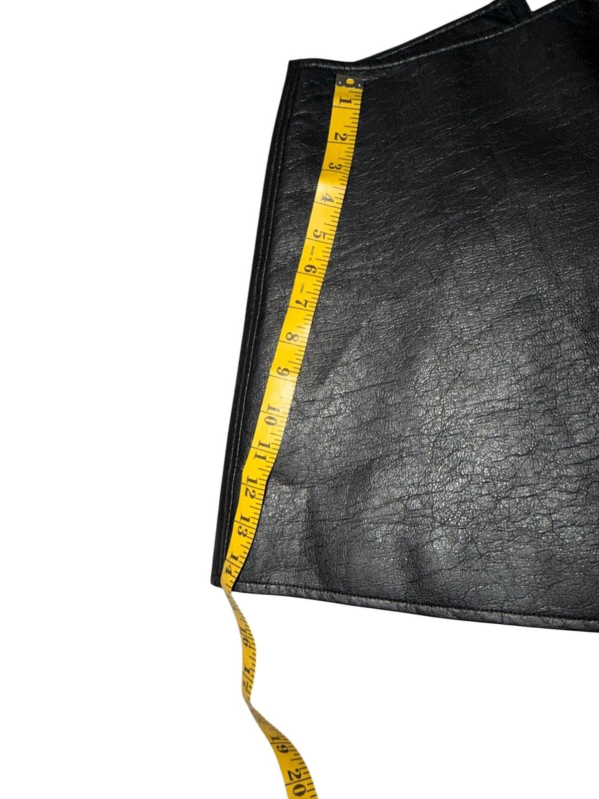 Ted Baker Black PU Leather Mini Skirt Sz 0 Designer Luxury Chic - Thumbnail 2