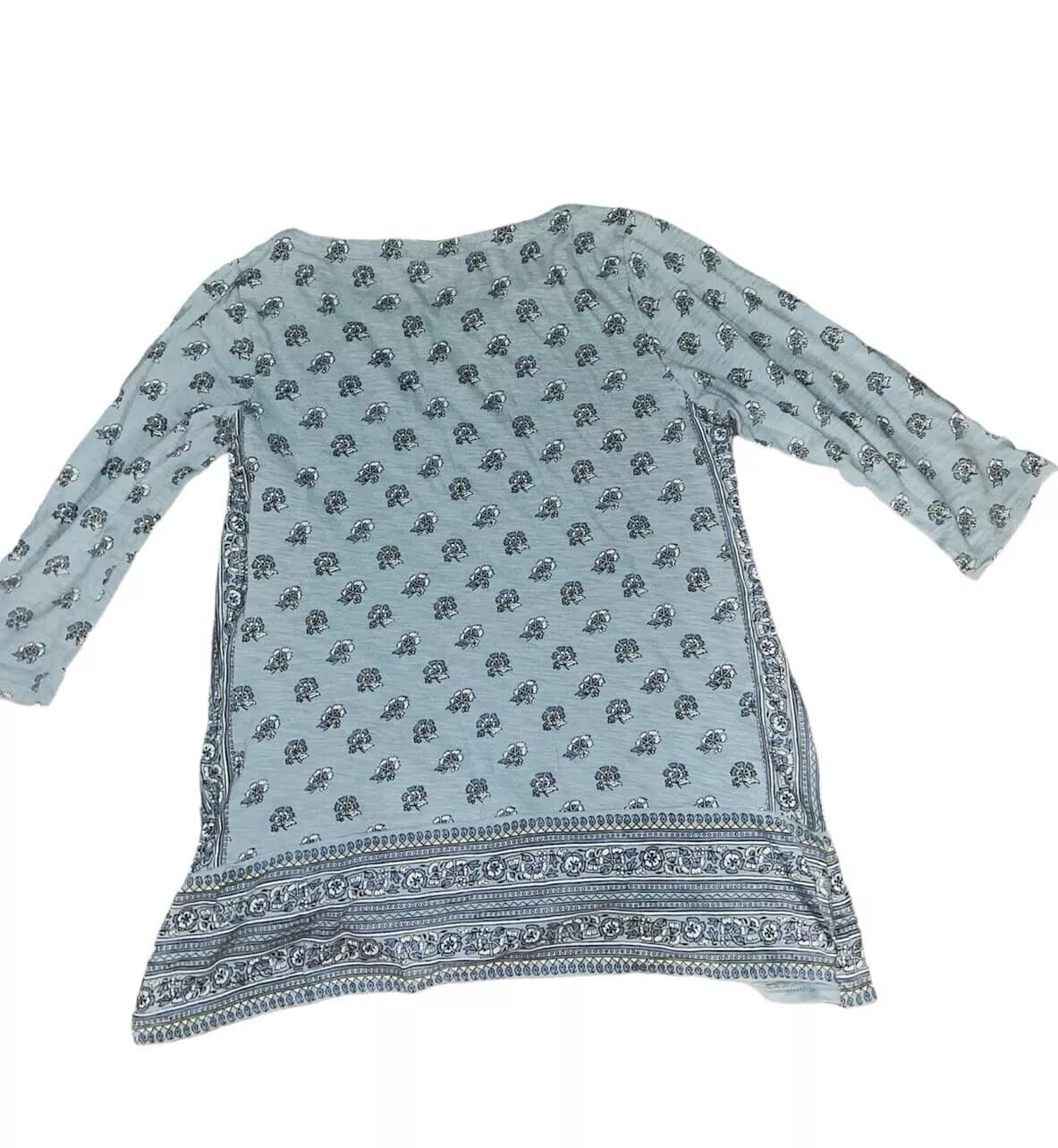J.Jill - Size S Cute Crew-Neck Shirt bohemian Cozy Core Long Sleeve Preppy - Thumbnail 2
