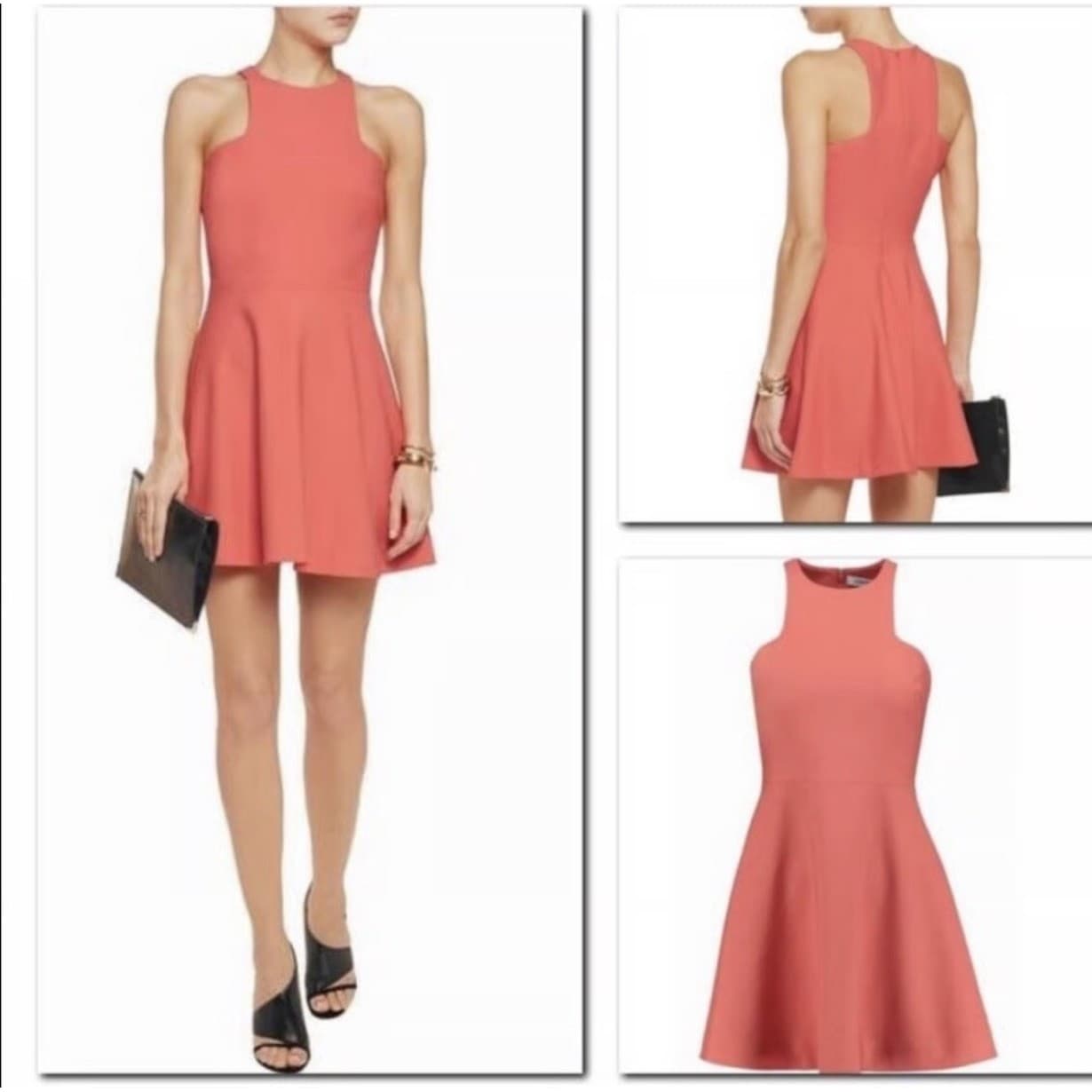 elizabeth and james Magdalena Textured Fit-&-Flare Mini Dress Sz 0 - Thumbnail 8