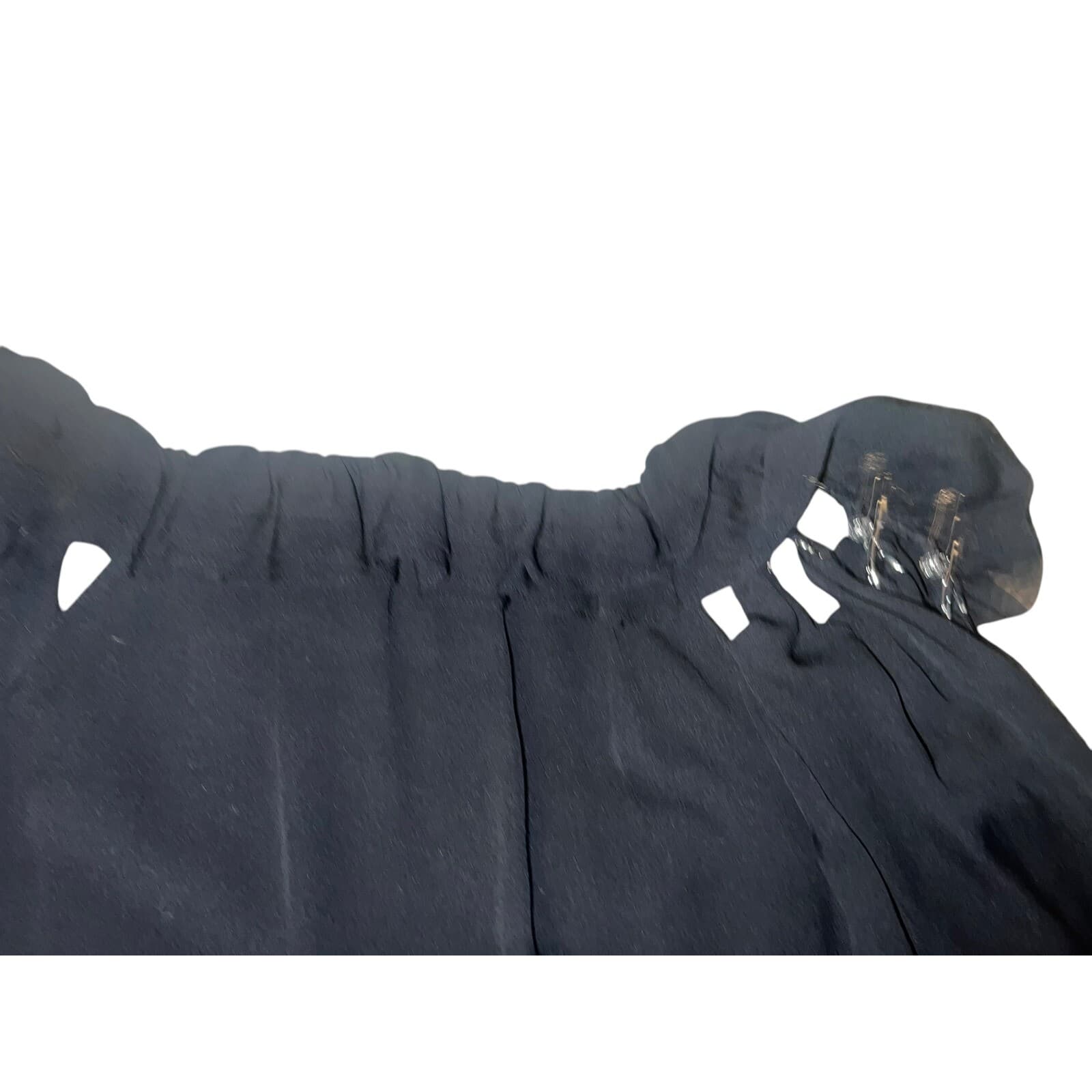 KOBI HALPERIN Split sleeve Crew Neck Long size S Minimalist Monochrome Black - Thumbnail 3