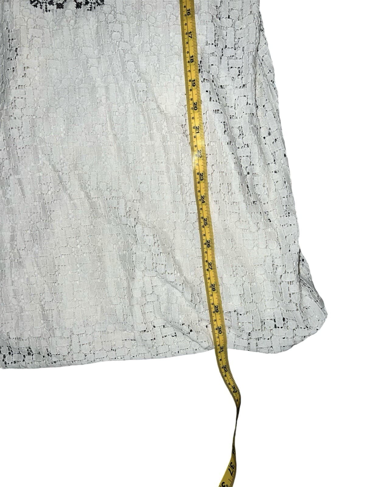 MYSTREE Embroidered Dress Boho Hippie Size S Sleeveless Bohemian Round Neck - Thumbnail 7