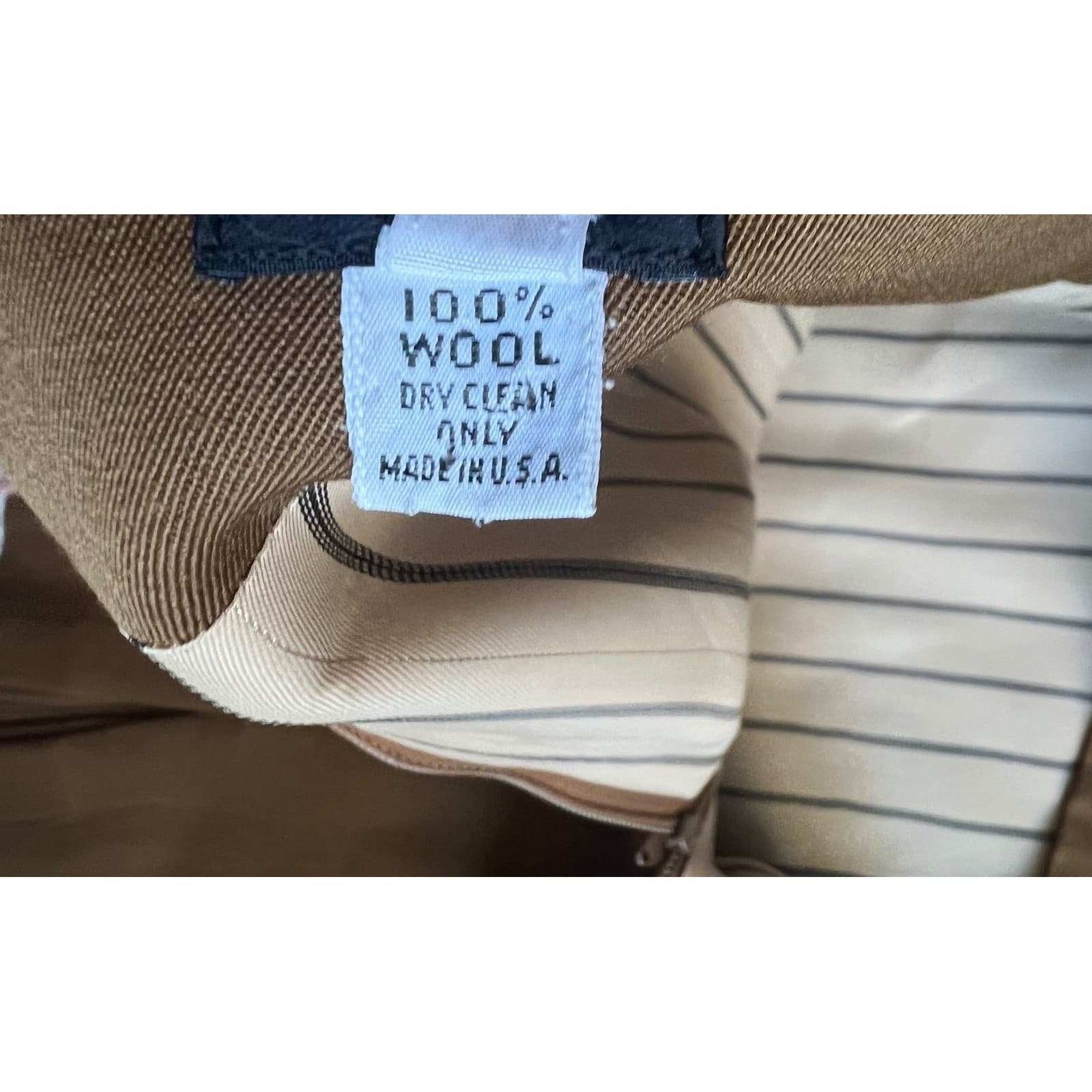 New Republic Brown Wool Pencil Skirt | Back Slit Career Office Corpcore Boho - Thumbnail 7