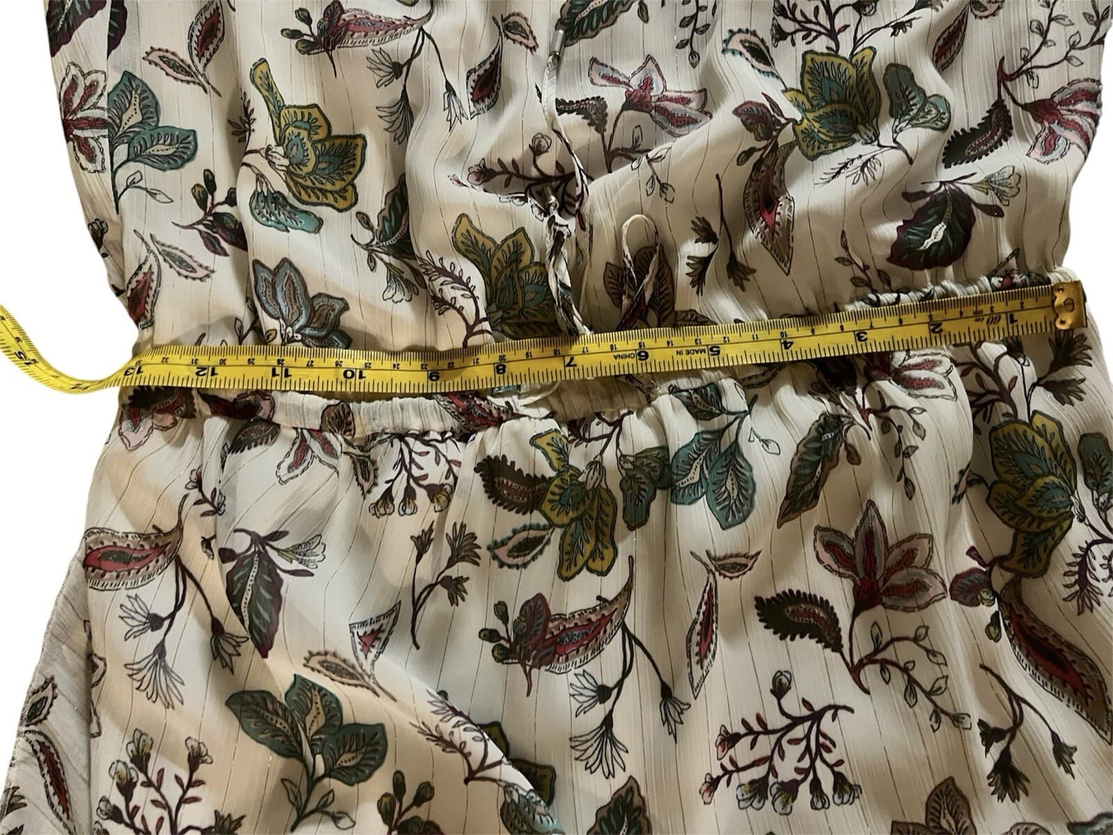 IKKS Dresses Floral Dress Maxi Size 36 Cottagecore Bohemian Boho Sleeveless - Thumbnail 5