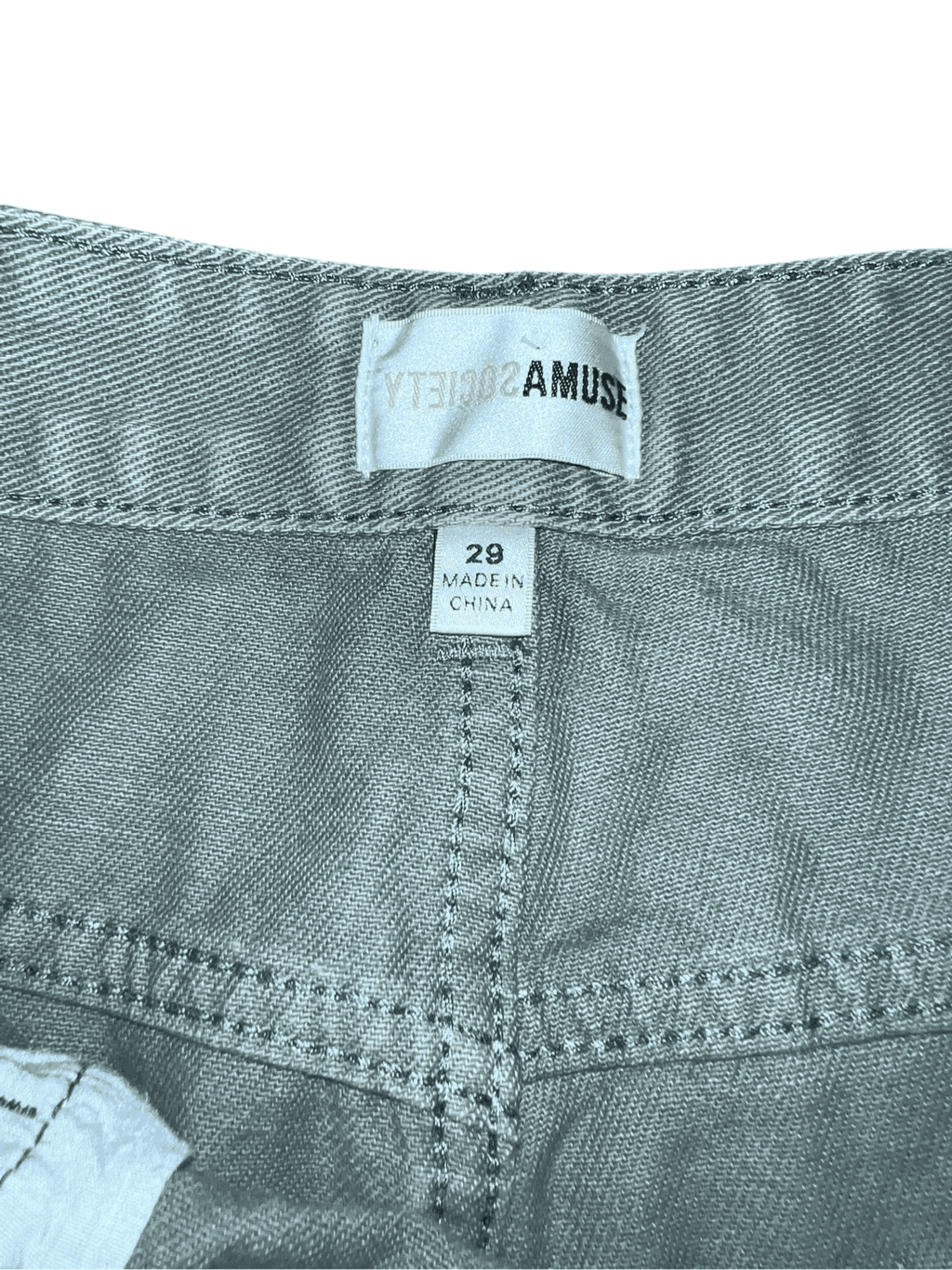 Amuse society Light Jean short green size 29 Normcore Coastal Summer - Thumbnail 3