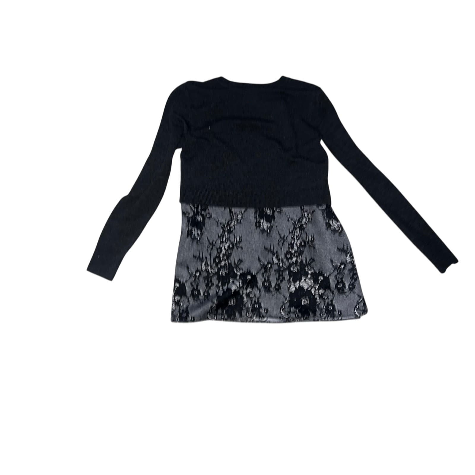 Club Monaco Clairbel Layered Sweater Sz XS | Designer Luxury Minimalist Knit - Thumbnail 7