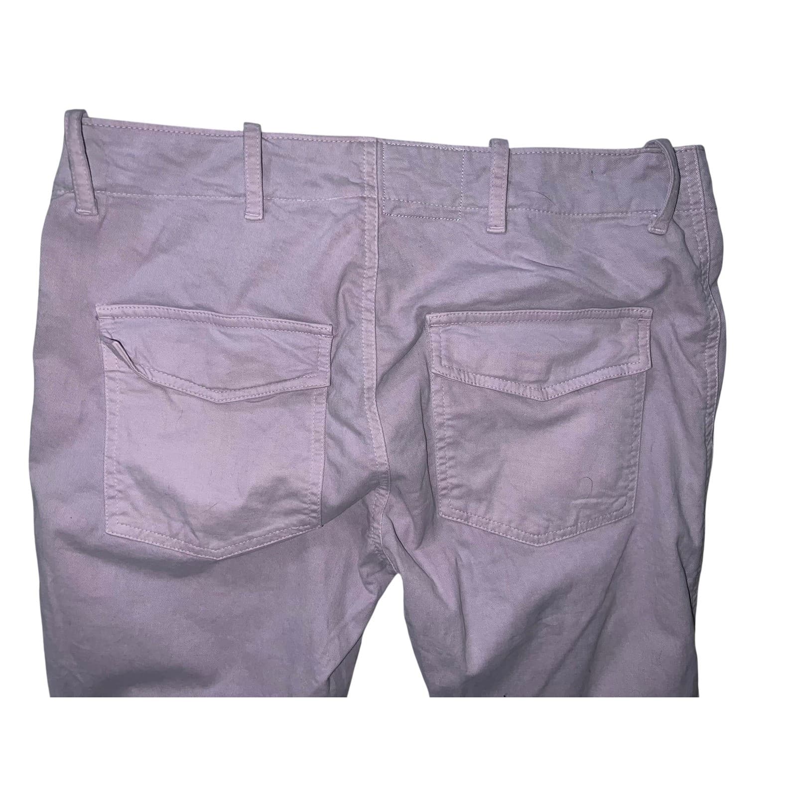 Nili Lotan Cargo Cropped Jogger Military Pants Sz 2 111/88 80NL purple designer - Thumbnail 4