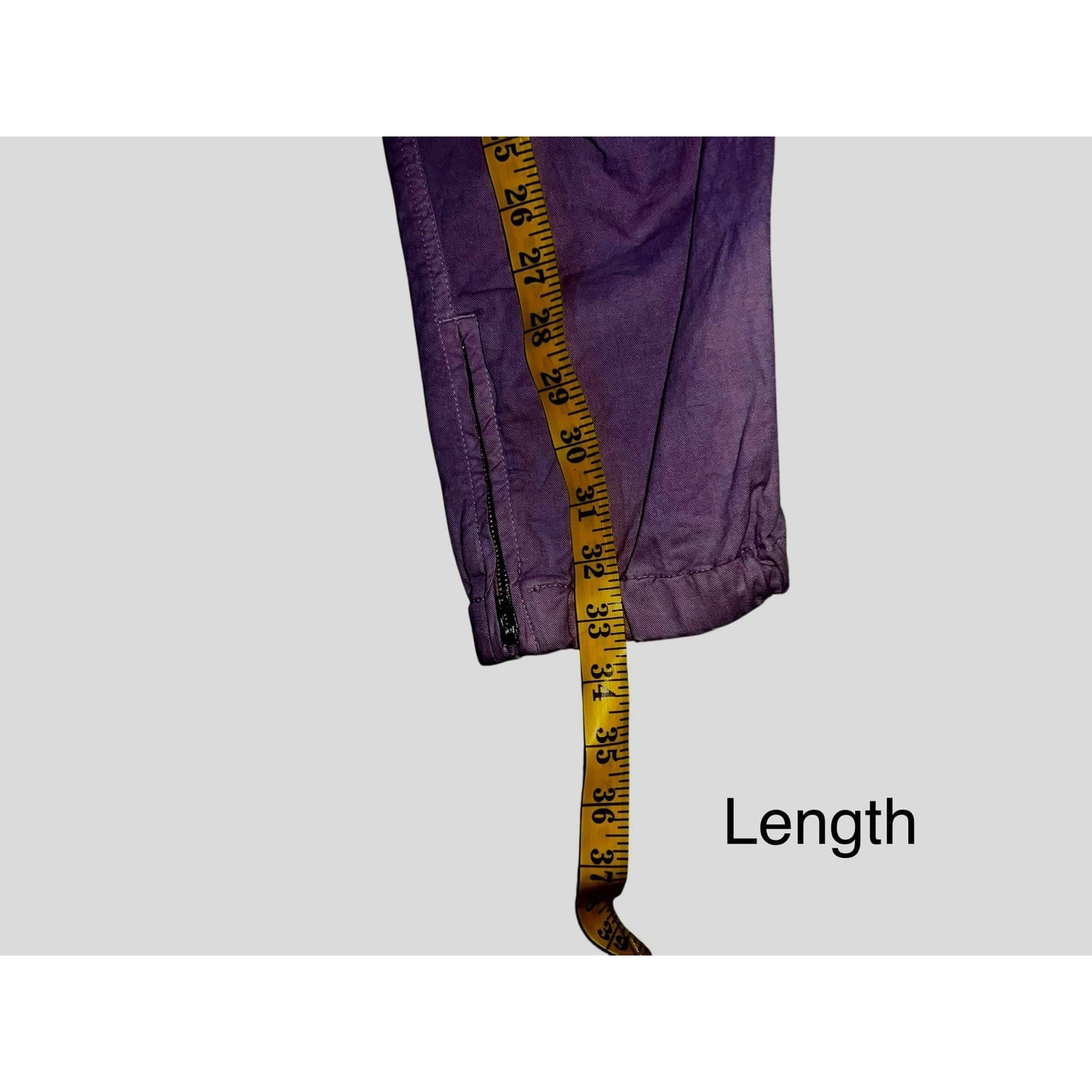 Nili Lotan Cargo Cropped Jogger Military Pants Sz 2 111/88 80NL purple designer - Thumbnail 9