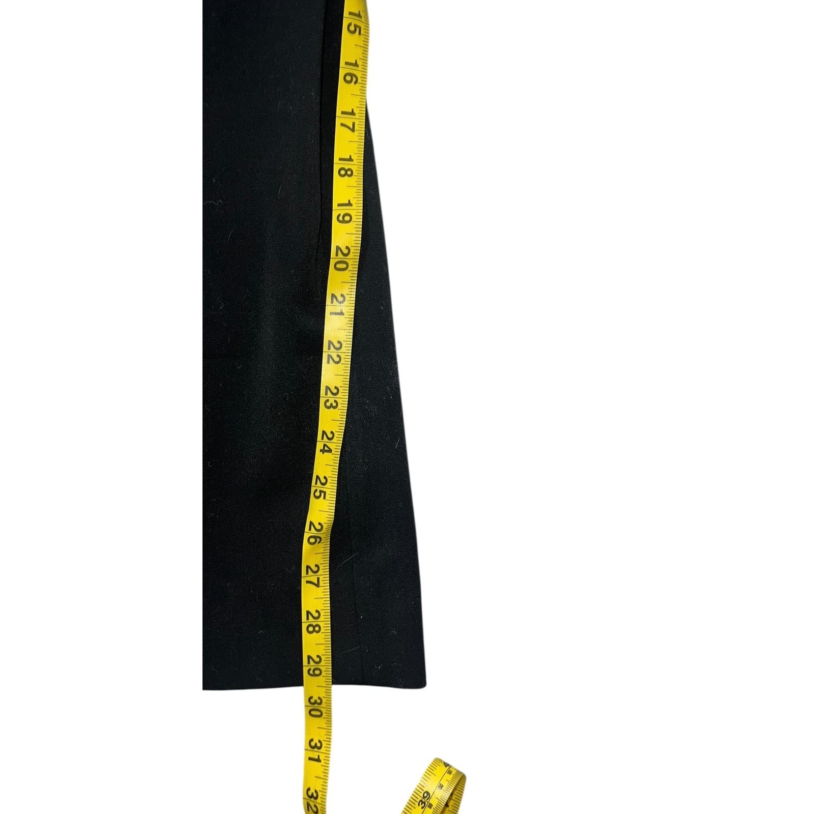 Vertigo Paris Black Sz 36 (US 4) Minimalist Office Siren Tailored Trousers - Thumbnail 8