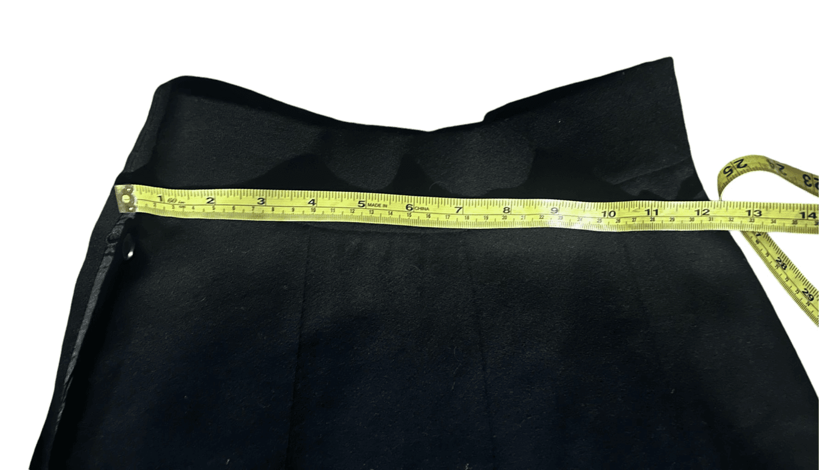 Mort Schrader Sz 4 Vtg black cropped wool jacket blazer & skirt Office Siren - Thumbnail 8