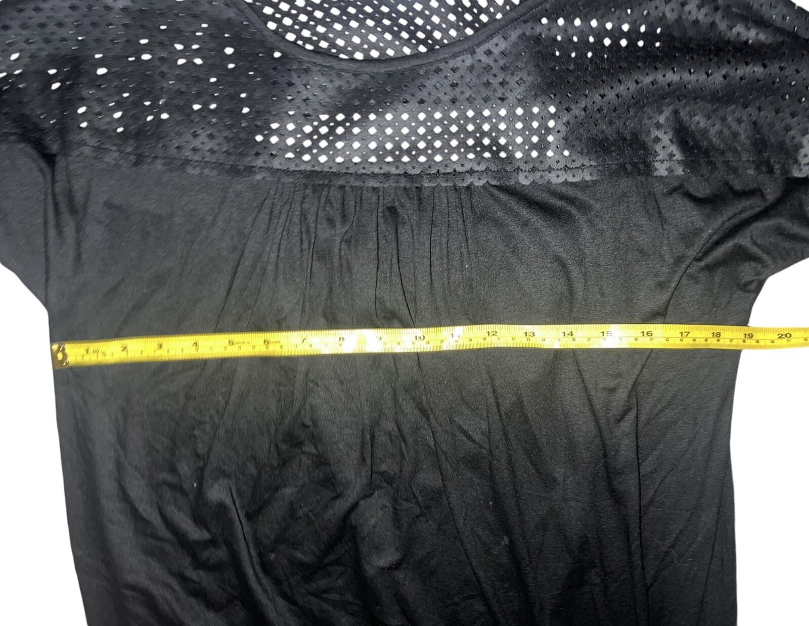 REGINA KRAVITZ Sz L Open Back Short Sleeve Crew Neck Minimalist Monochrome - Thumbnail 3