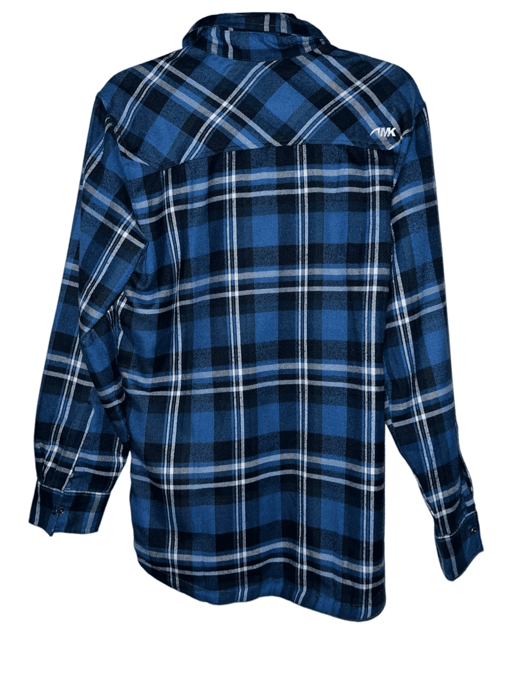 mountain khaki flannel blue size small Preppy Button Down Collar Comfy - Thumbnail 2