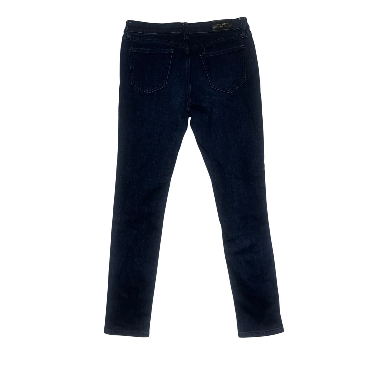 Kate Spade Broome Jeans Sz 27 | Designer Luxury Straight Leg Denim - Thumbnail 2