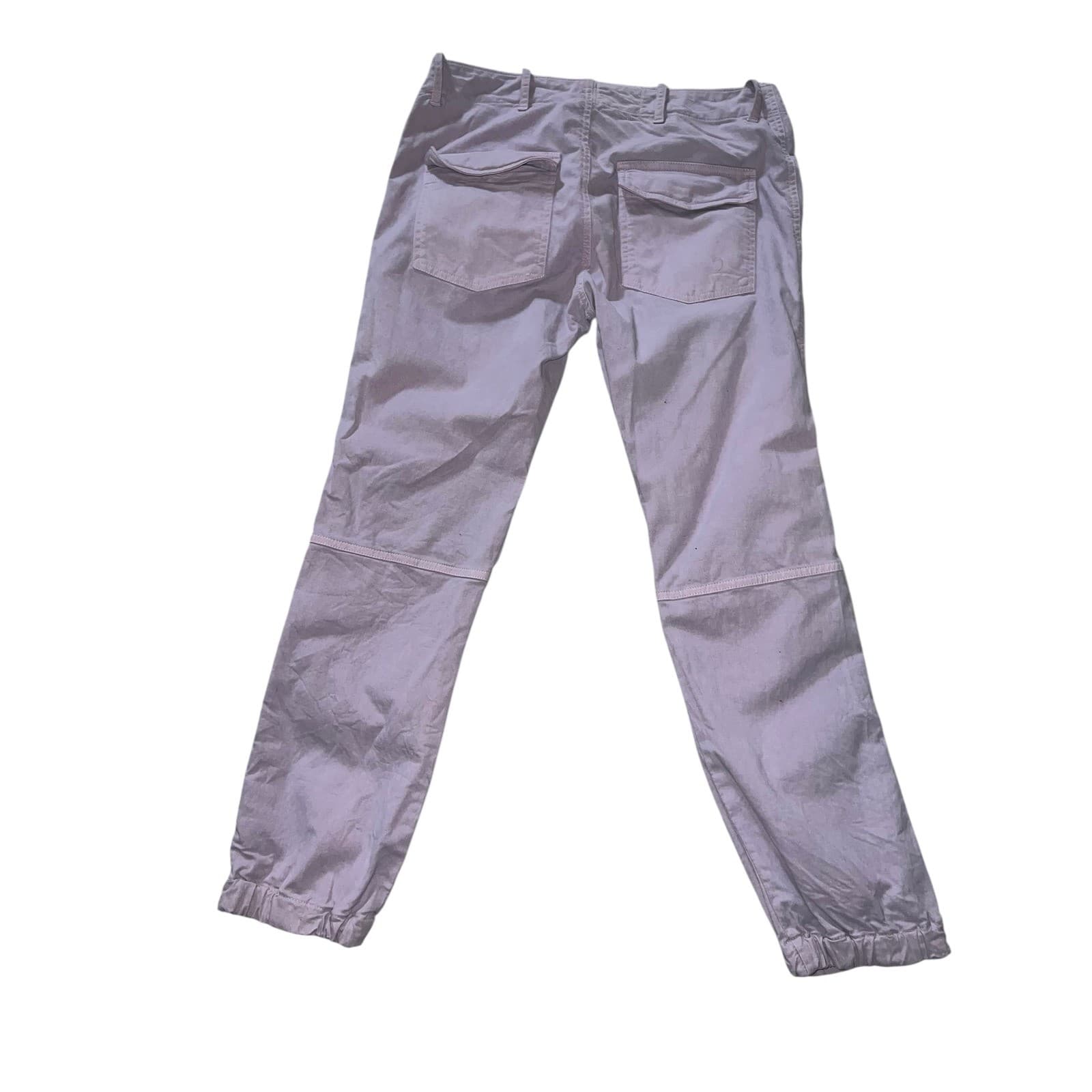 Nili Lotan Cargo Cropped Jogger Military Pants Sz 2 111/88 80NL purple designer - Thumbnail 2