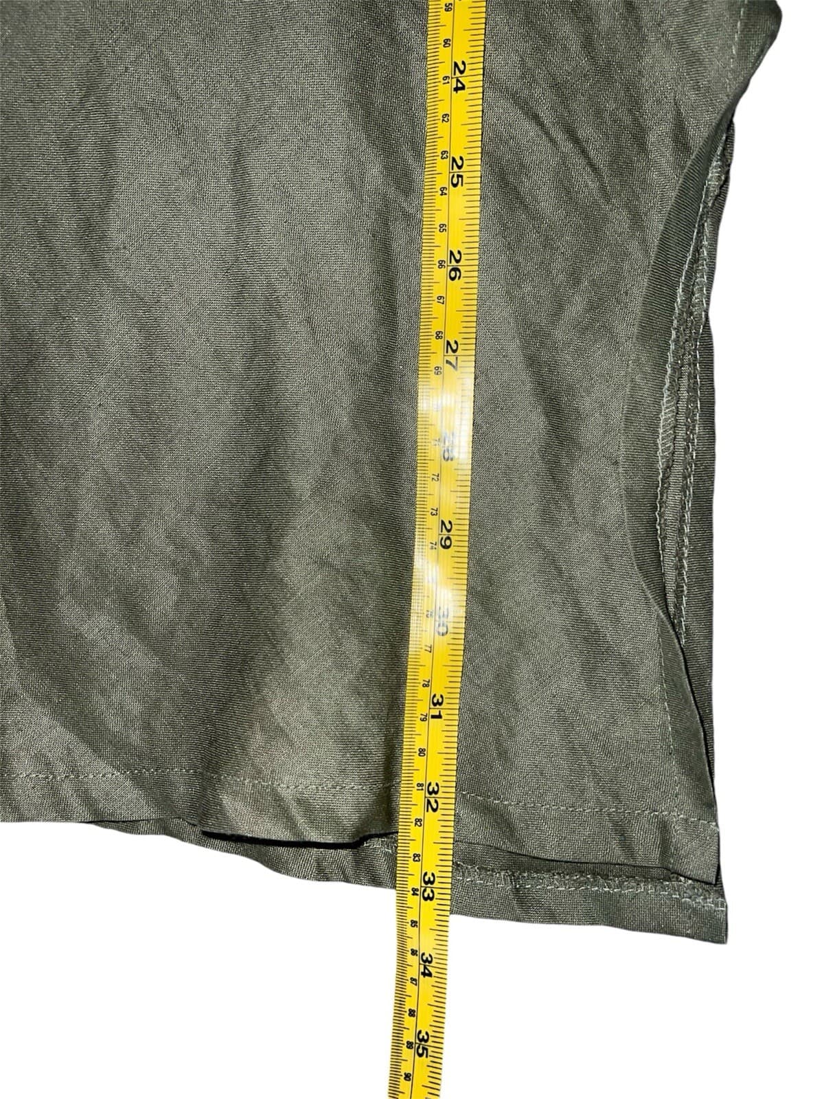 Extreme Green Sze M Made In Greece Boho , Bohemian Mock Neck Sleeveless - Thumbnail 4