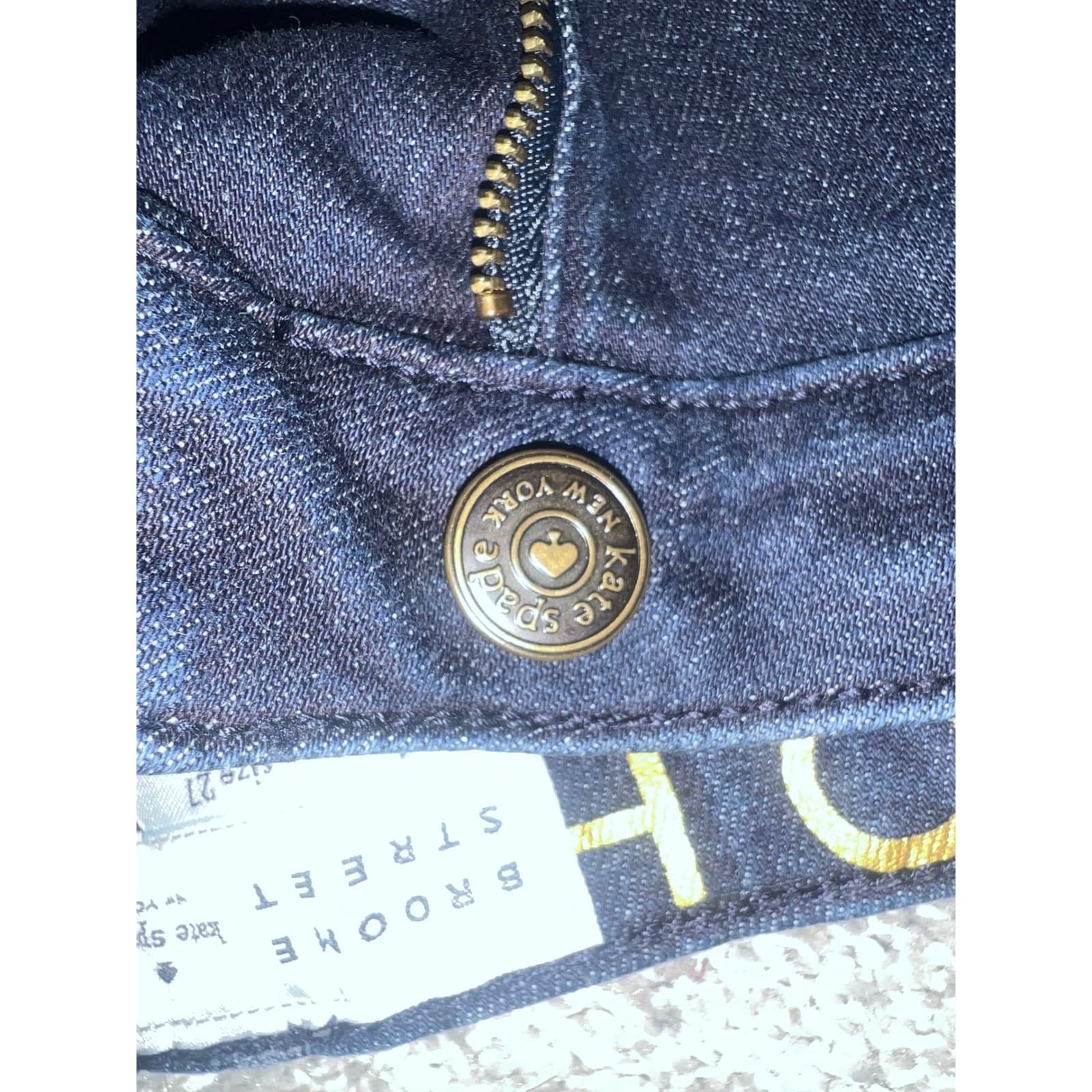 Kate Spade Broome Jeans Sz 27 | Designer Luxury Straight Leg Denim - Thumbnail 6