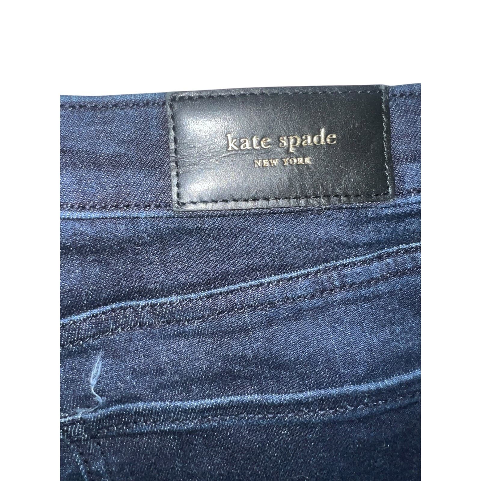 Kate Spade Broome Jeans Sz 27 | Designer Luxury Straight Leg Denim - Thumbnail 3
