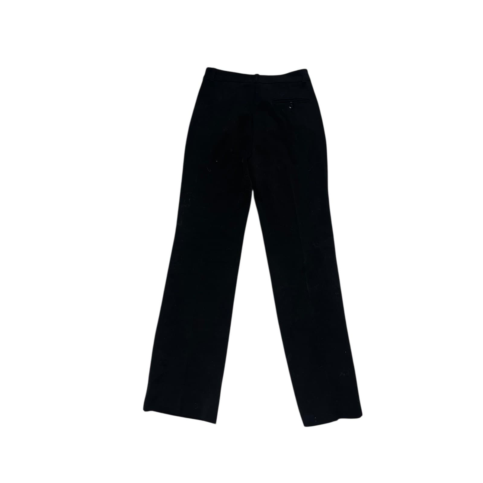 Vertigo Paris Black Sz 36 (US 4) Minimalist Office Siren Tailored Trousers - Thumbnail 2