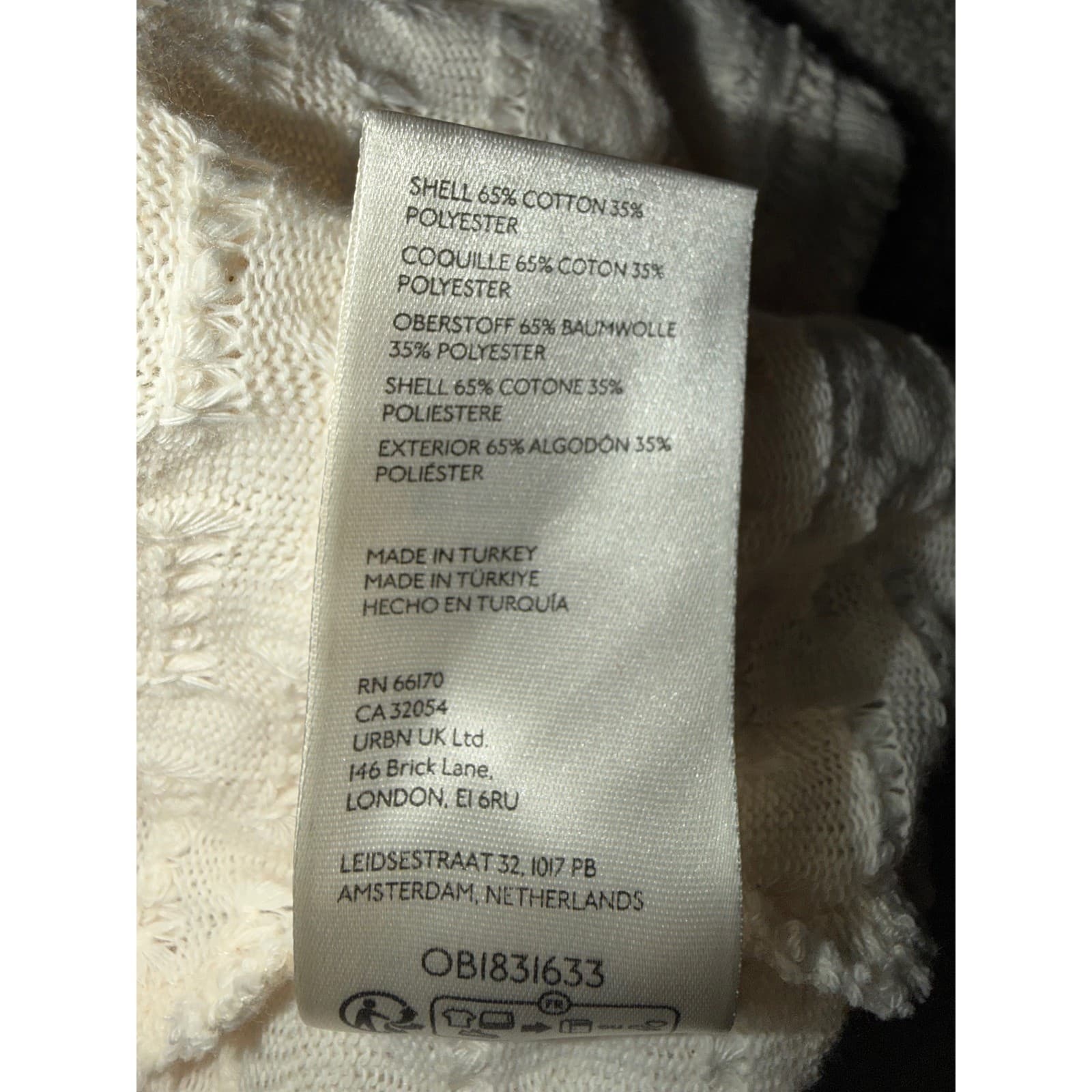 Free People cream sz m crop top boho cottagecore square neck shell nwt - Thumbnail 4