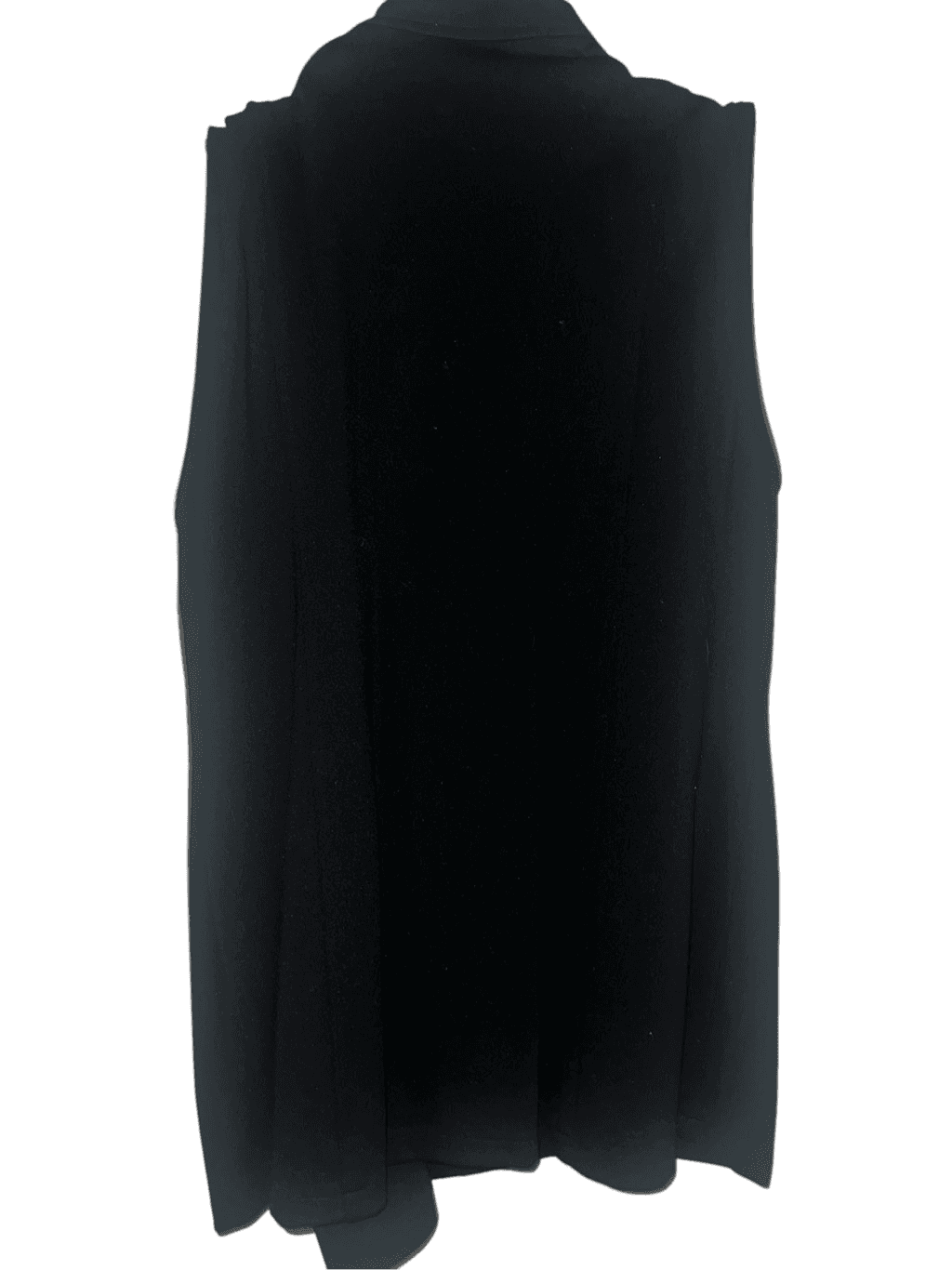 Elliott Lauren vest size 6 black Preppy Minimalist Zipper Collar - Thumbnail 2