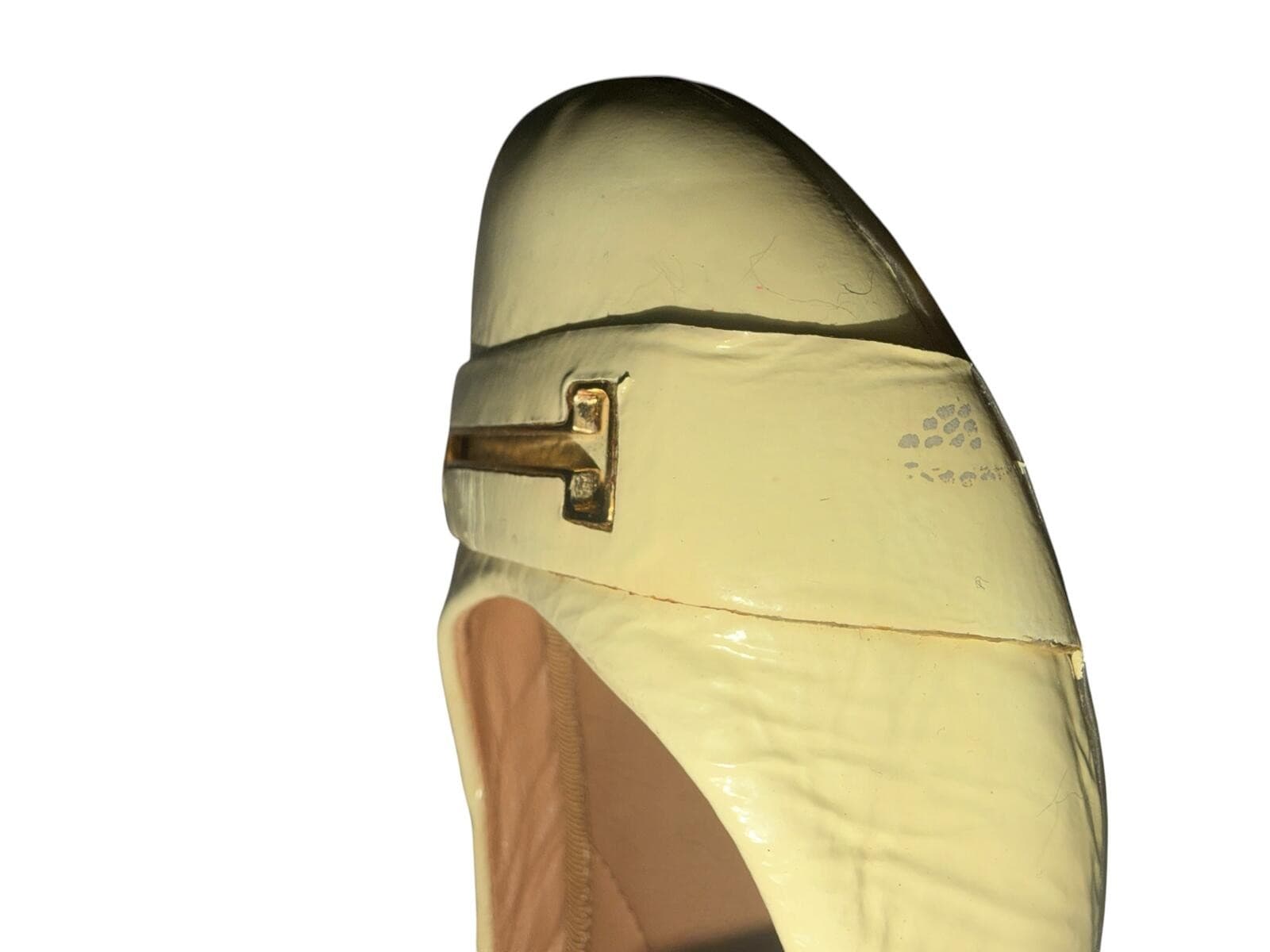 Isaac Mizrahi yellow rounded classic ballet‑flat silhouette chic 7.5 - Thumbnail 3