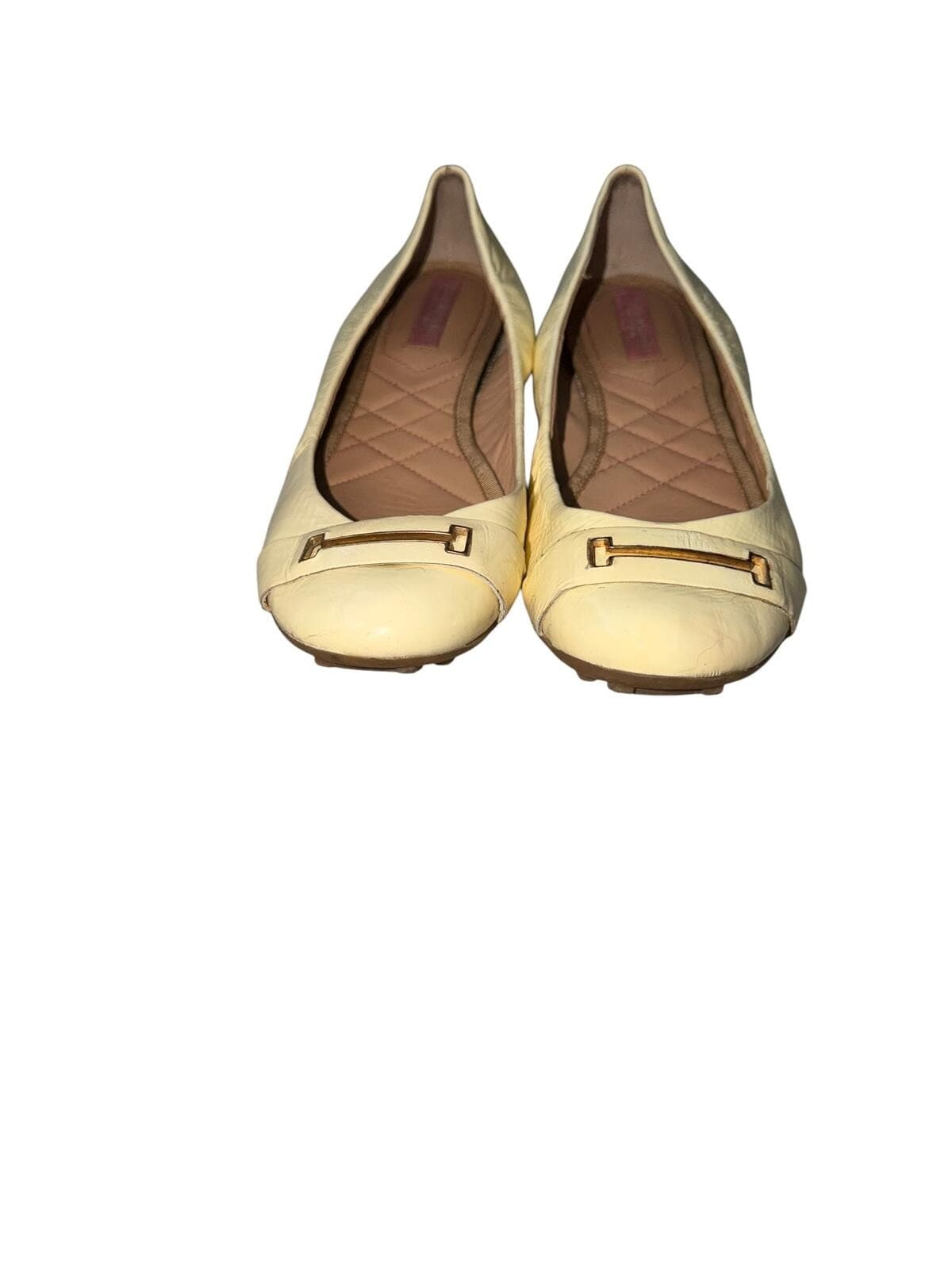 Isaac Mizrahi yellow rounded classic ballet‑flat silhouette chic 7.5 - Thumbnail 4