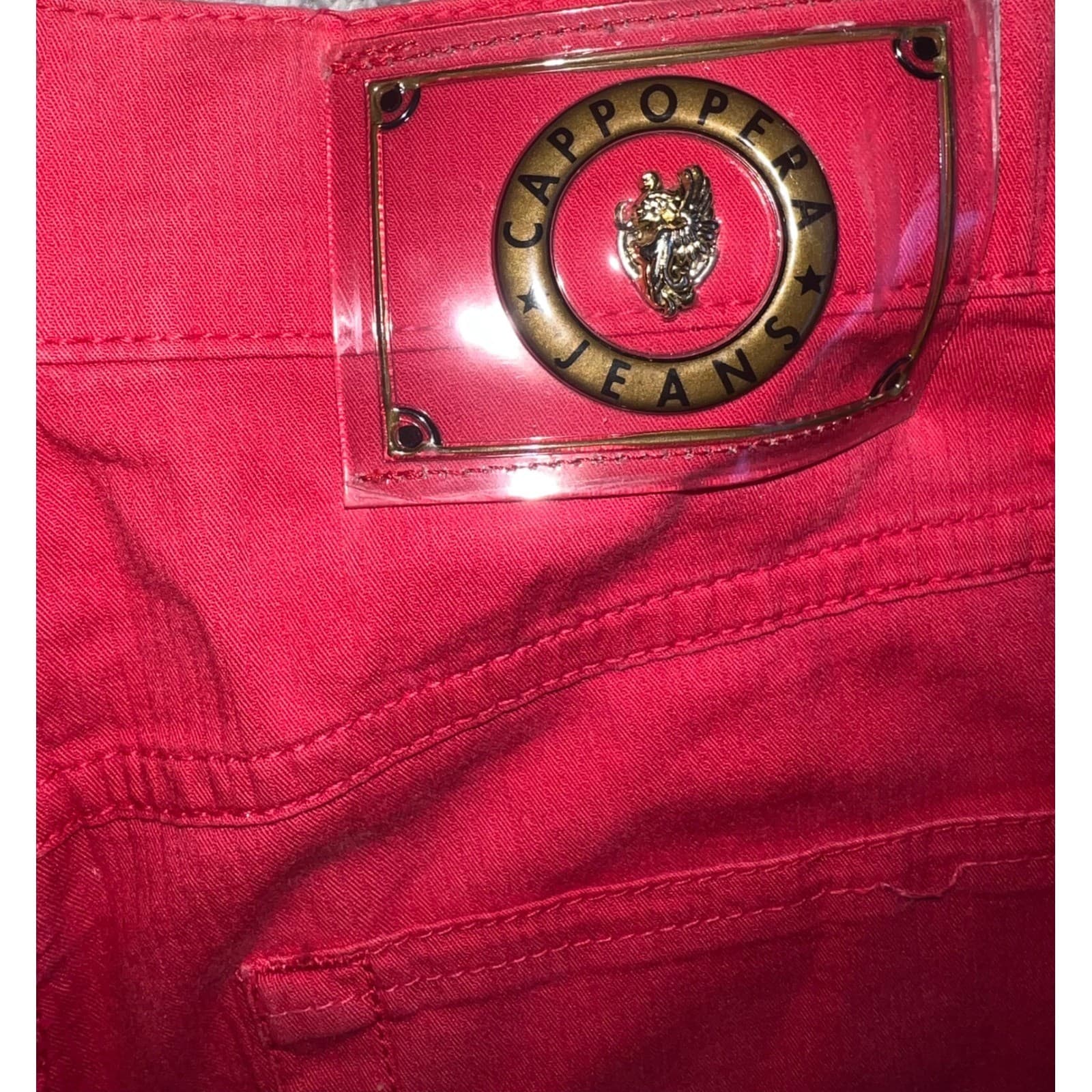 Y2K 90s Pink Cappopera Straight Leg Jeans Sz 28 | Barbiecore Girlhood Core - Thumbnail 5