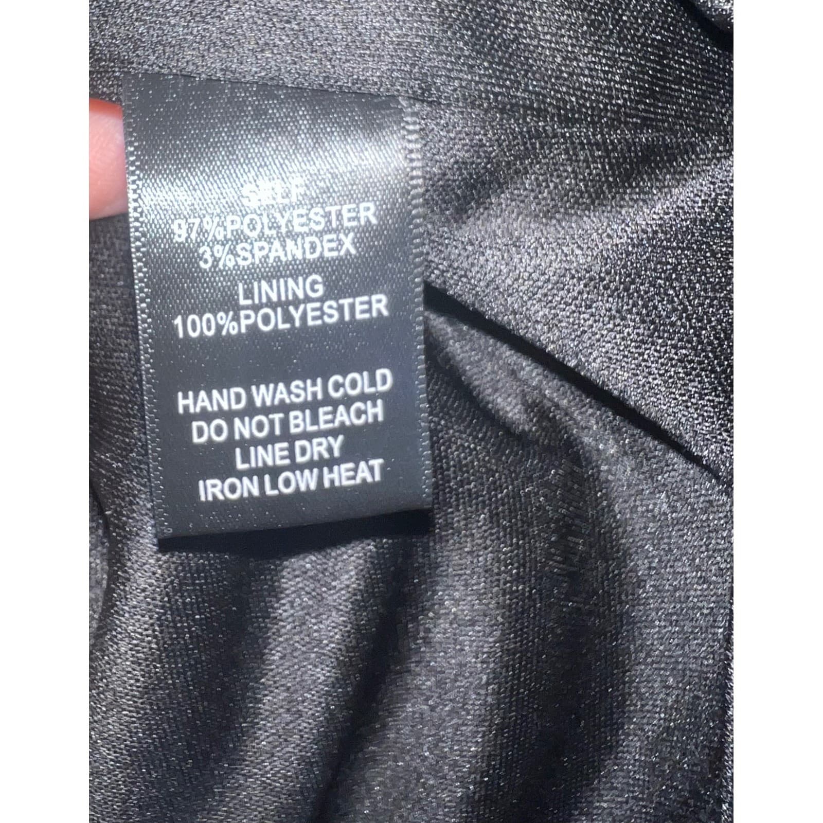 Black Mesh Sleeve Ponte Knit Bodycon Dress Sz S 3/4 Sleeve Minimalist Y2K Chic - Thumbnail 7