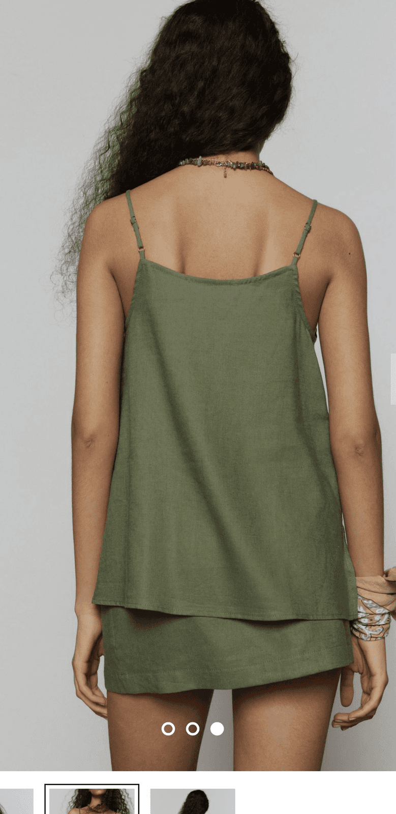 EcoVero M Linen Tunic Tank Top from Urban Sz s Coastal Coquette Round Neck - Thumbnail 3