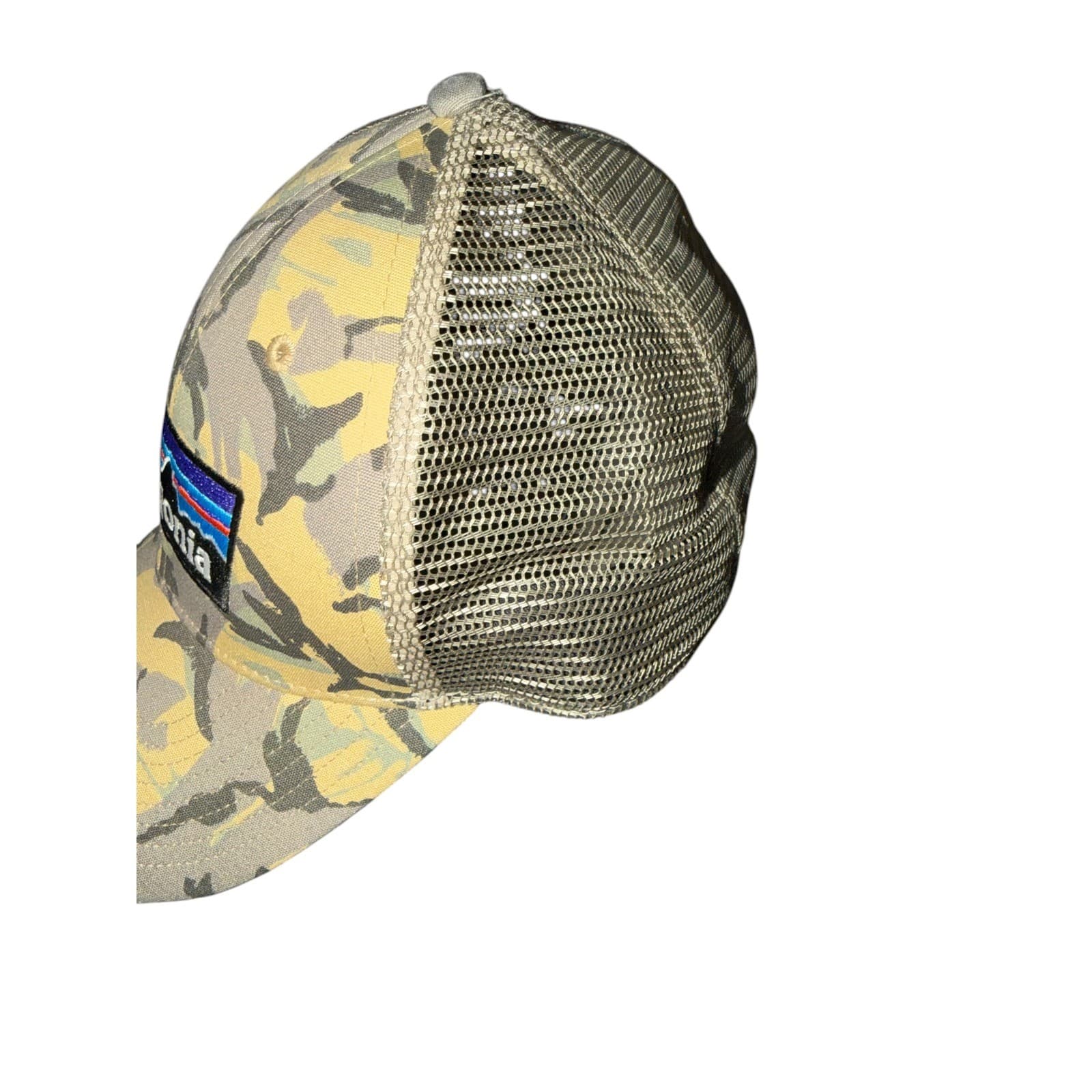 Patagonia P6 LoPro Trucker Hat Camo Outdoor Hike Mesh Adult One Size - Thumbnail 2