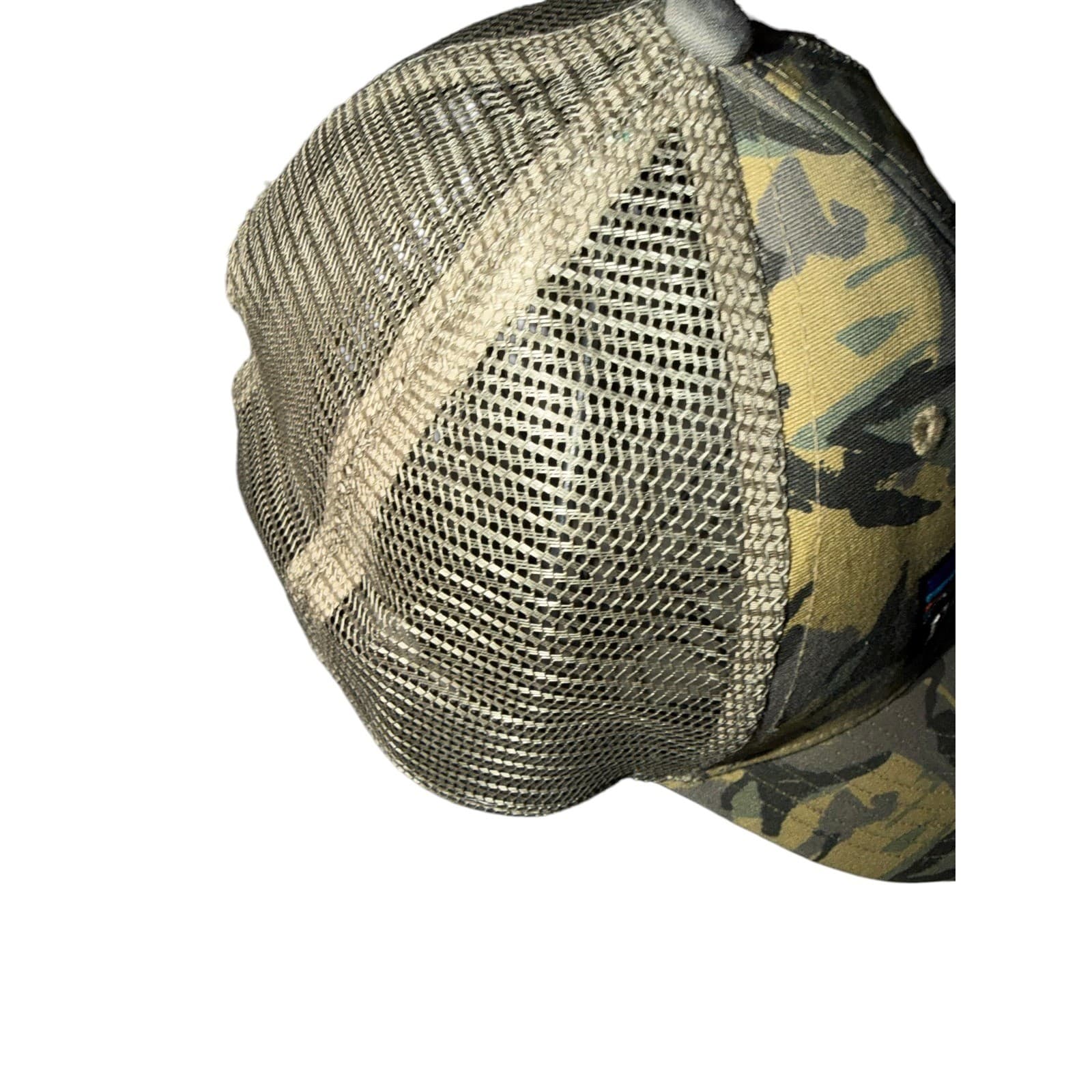 Patagonia P6 LoPro Trucker Hat Camo Outdoor Hike Mesh Adult One Size - Thumbnail 4