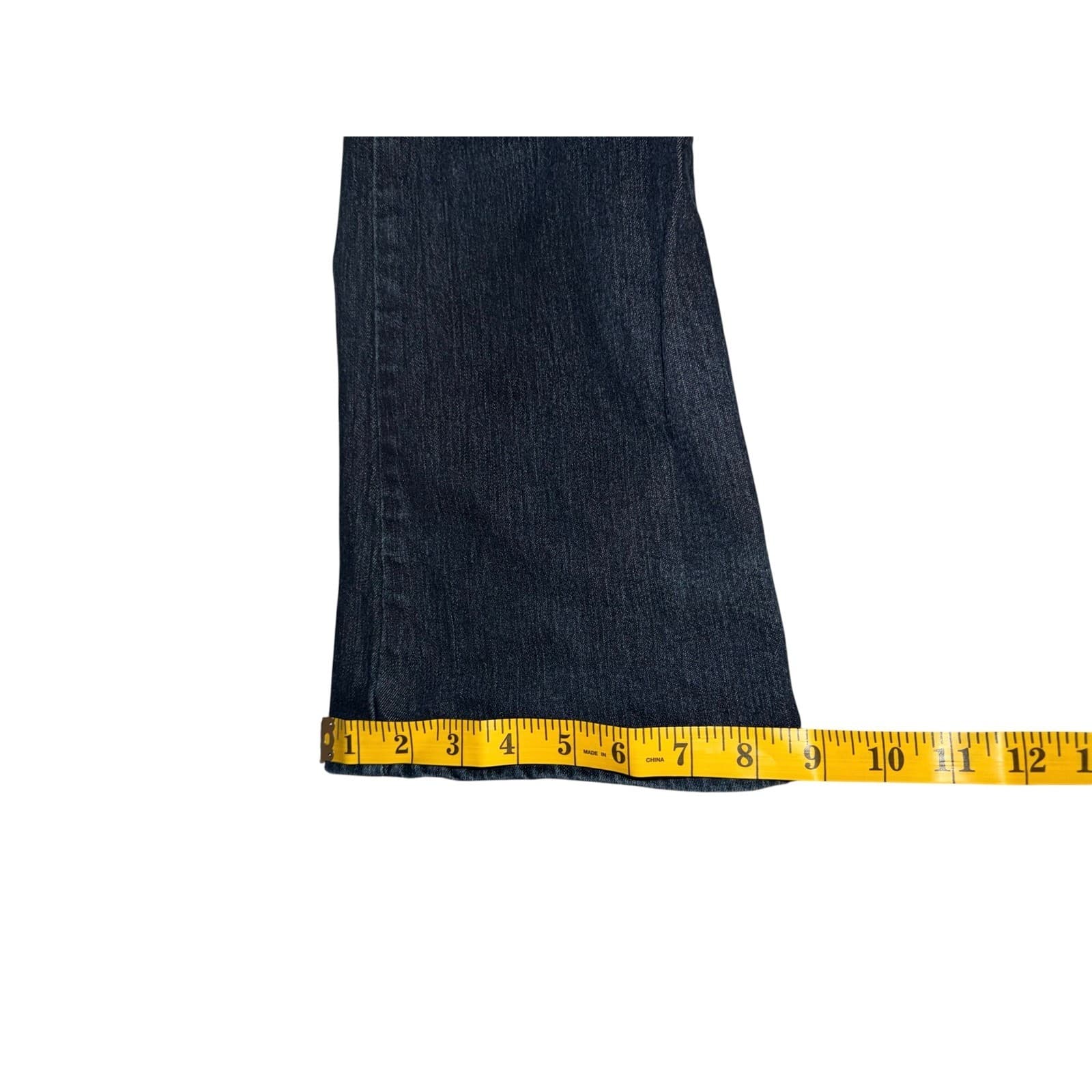 Miss Sixty Y2K Low Rise Flared Bell Bottom Jeans Sz 26 | Dark Denim Boho - Thumbnail 5