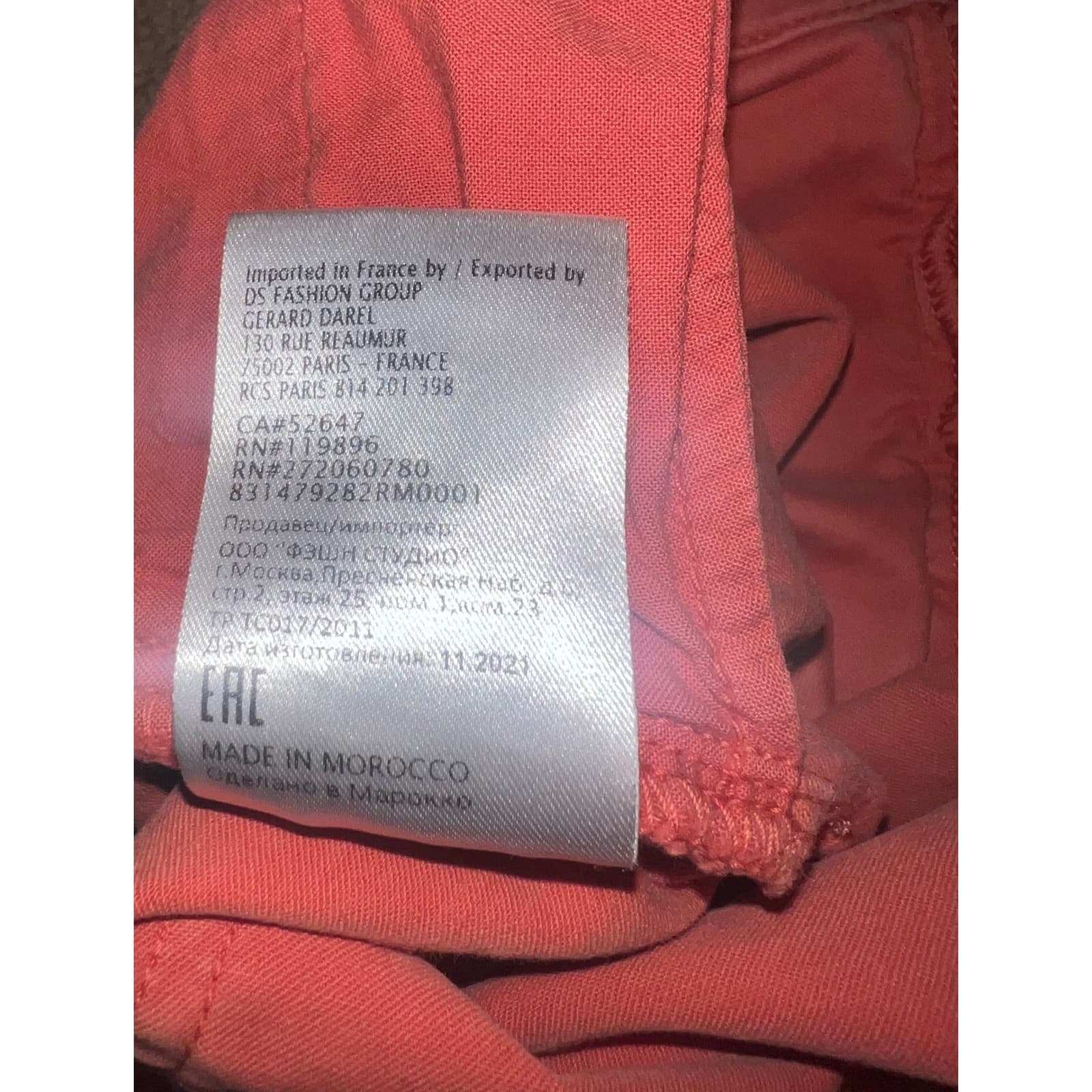 Title:Gerard Darel Coral Straight jean Size 40 | Preppy Luxury Chic - Thumbnail 5
