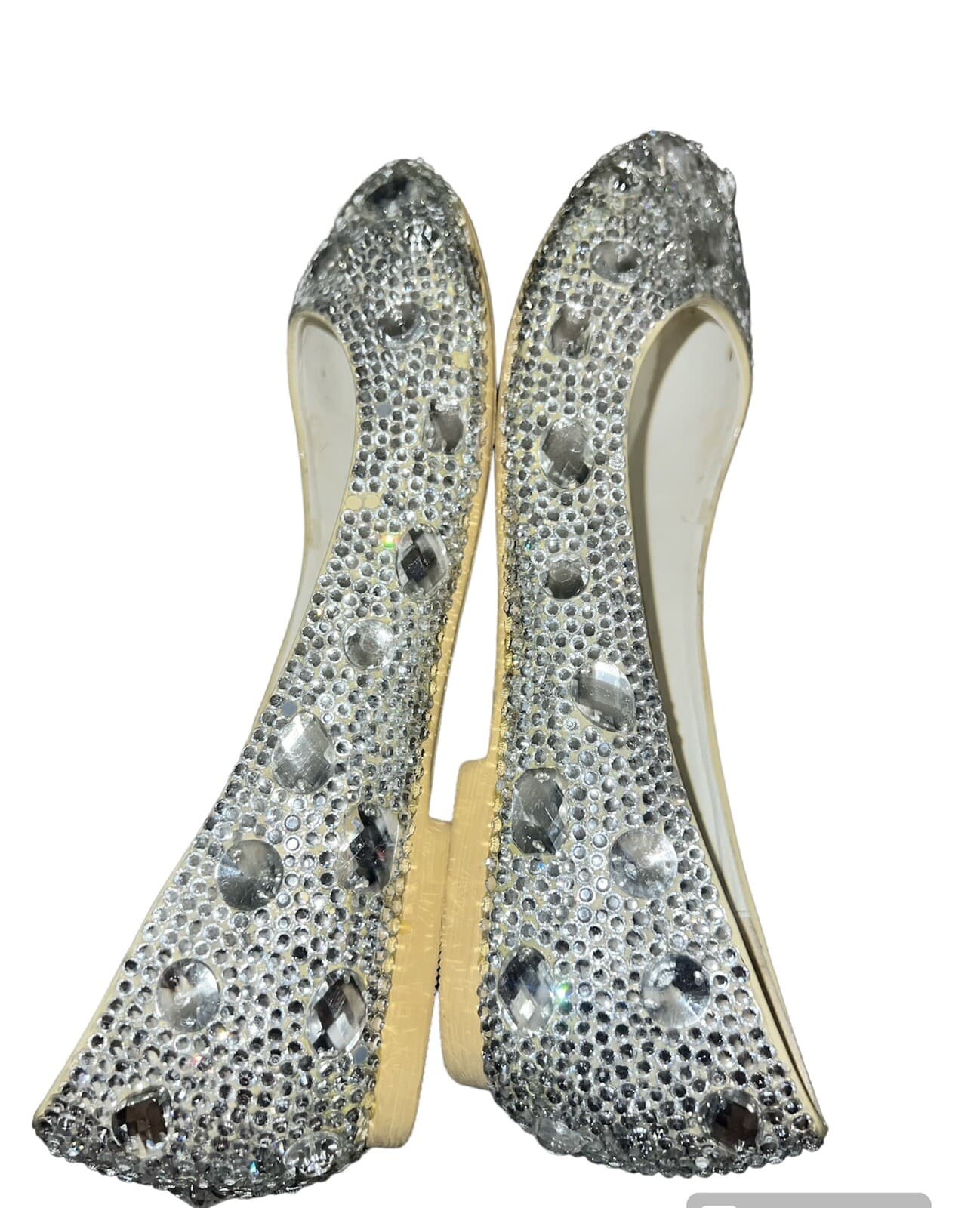 marc defang Ballet Round Shoes Silver Size 42 Avant Garde Coquette - Thumbnail 5