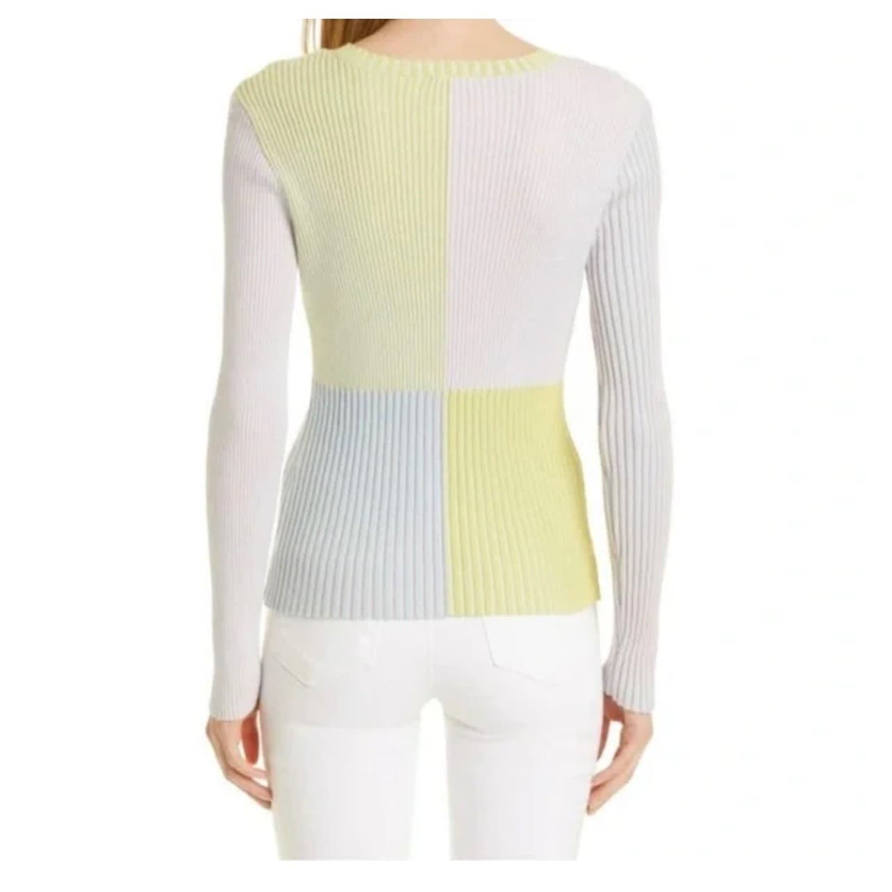 Rails Women's Pia Pastel Sweater In Multicolor Sz m preppy coastal - Thumbnail 3