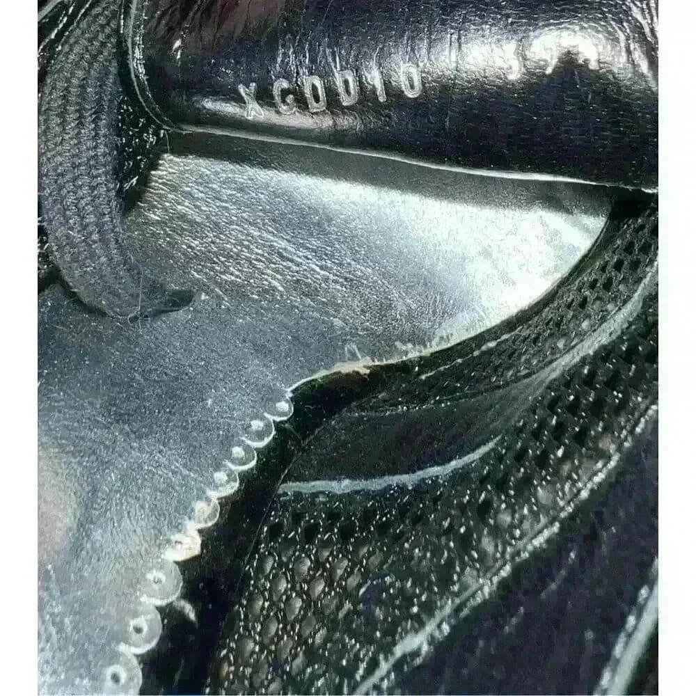 Giorgio Armani Vtg Rare Y2k,90's size 39.5 black Luxury Stilleto - Thumbnail 8
