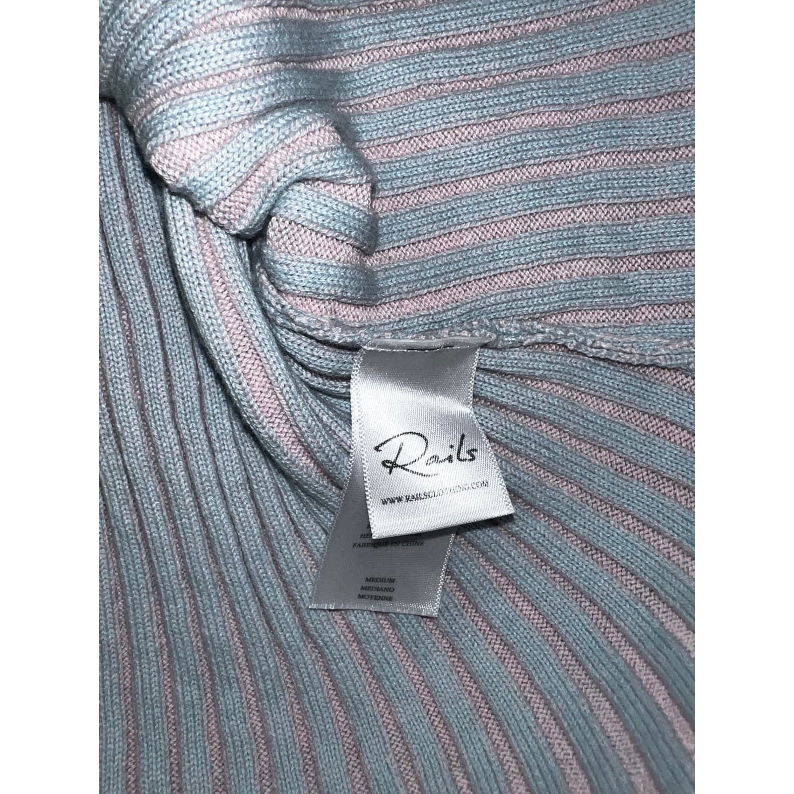 Rails Women's Pia Pastel Sweater In Multicolor Sz m preppy coastal - Thumbnail 7
