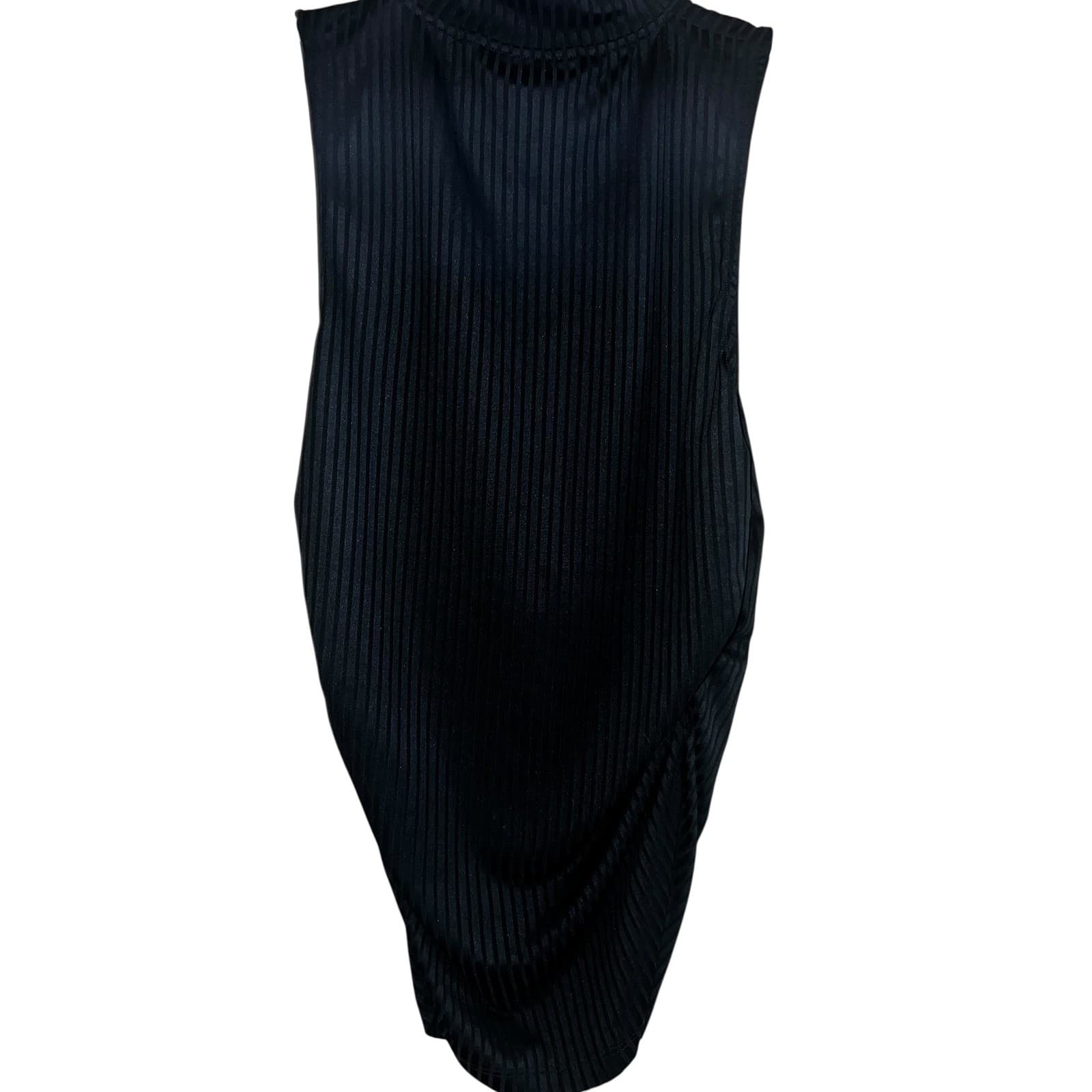 Veronica Beard Mock Neck Sleeveless Tunic preppy office siren sz l - Thumbnail 2