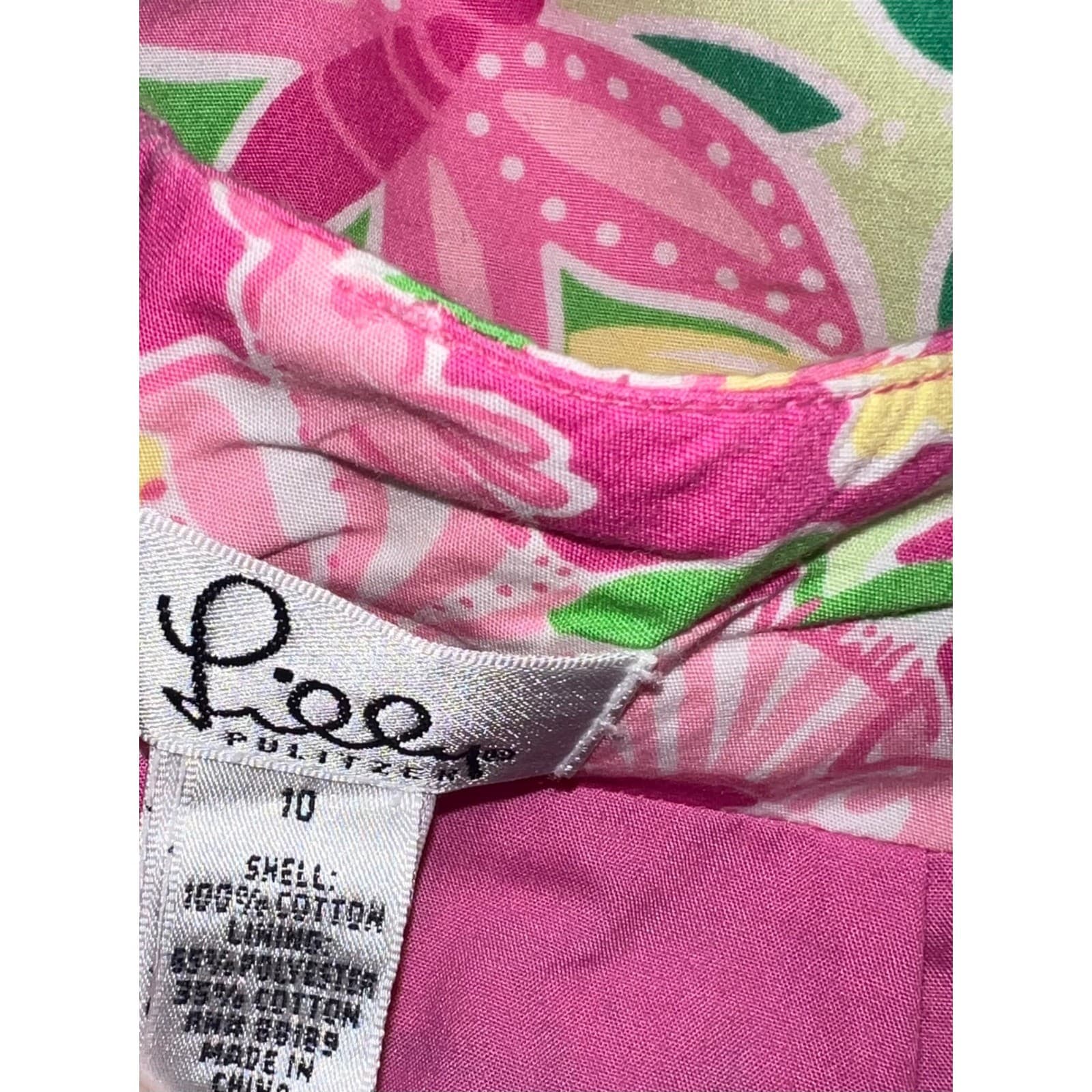 2006 Lilly Pulitzer Mini Skirt Sz 10 Designer Dopamine Dressing Preppy Vintage - Thumbnail 4