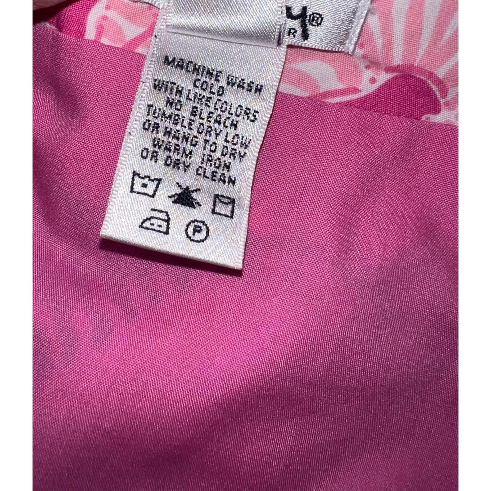 2006 Lilly Pulitzer Mini Skirt Sz 10 Designer Dopamine Dressing Preppy Vintage - Thumbnail 3