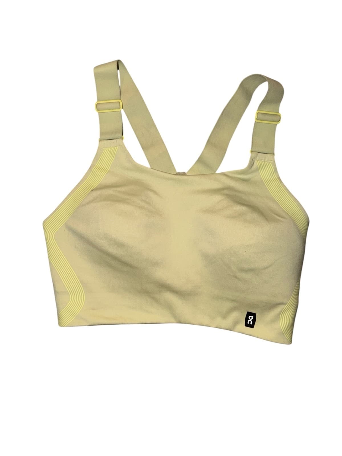 On Running Sports Bra Yellow Size S Athletic Yoga Training - Thumbnail 3