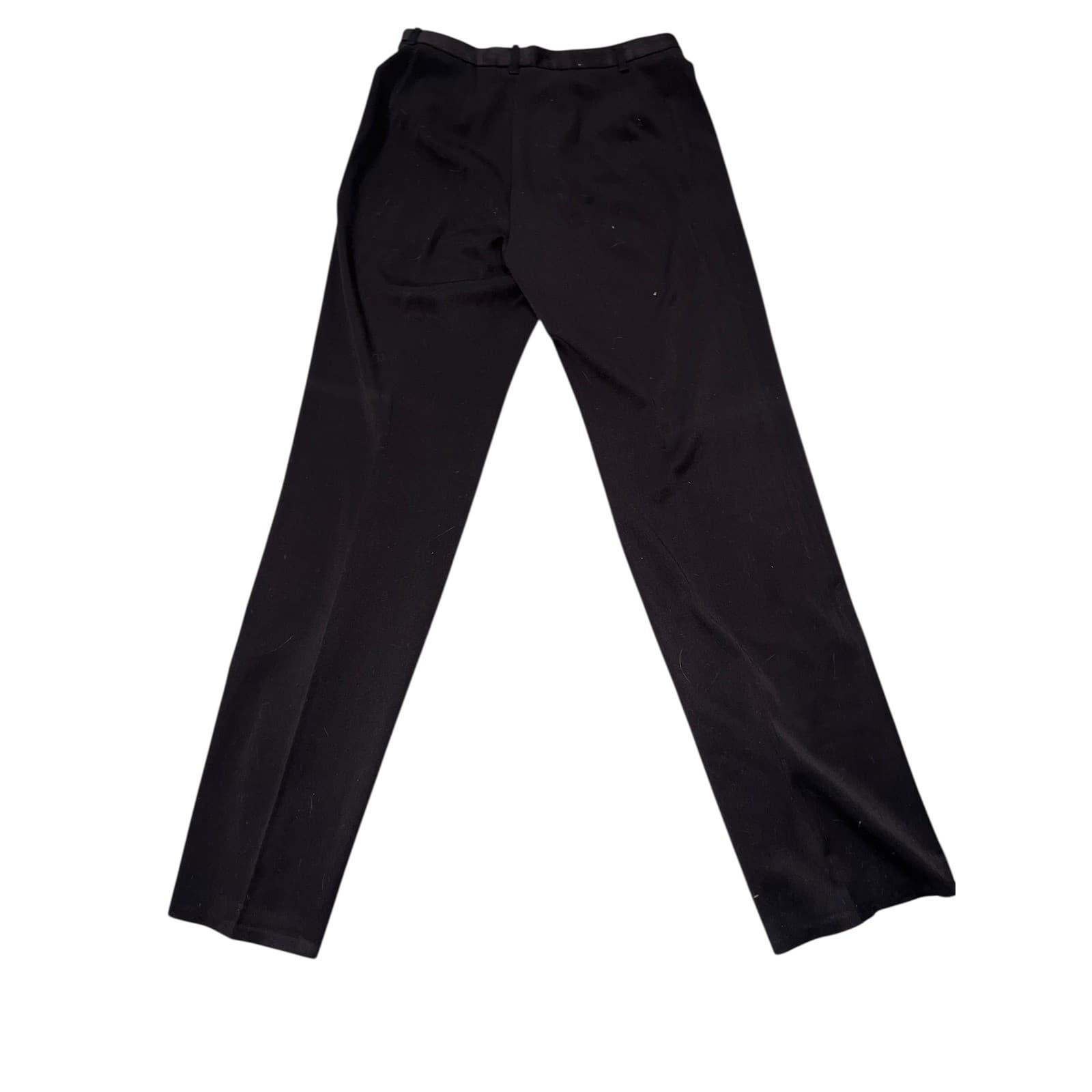 Vertigo Brown Dress Pants Sz 8 Stretch Mid-Rise Luxury Designer - Thumbnail 3