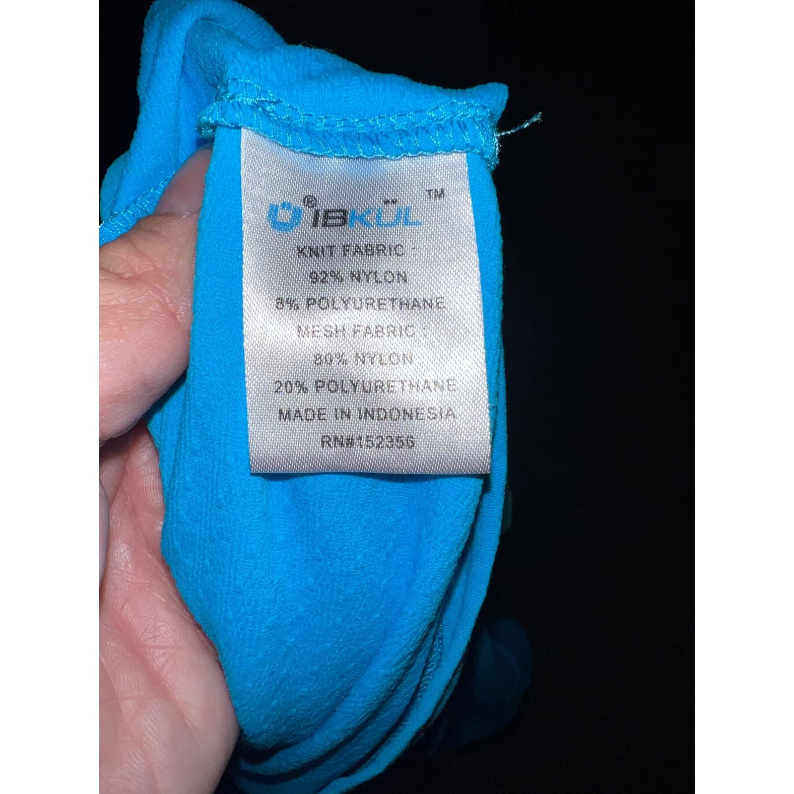 IBKÜL Royal Blue Mock Neck Sz XXL Mesh Sleeve Cooling Golf Shirt UPF 50+ - Thumbnail 6
