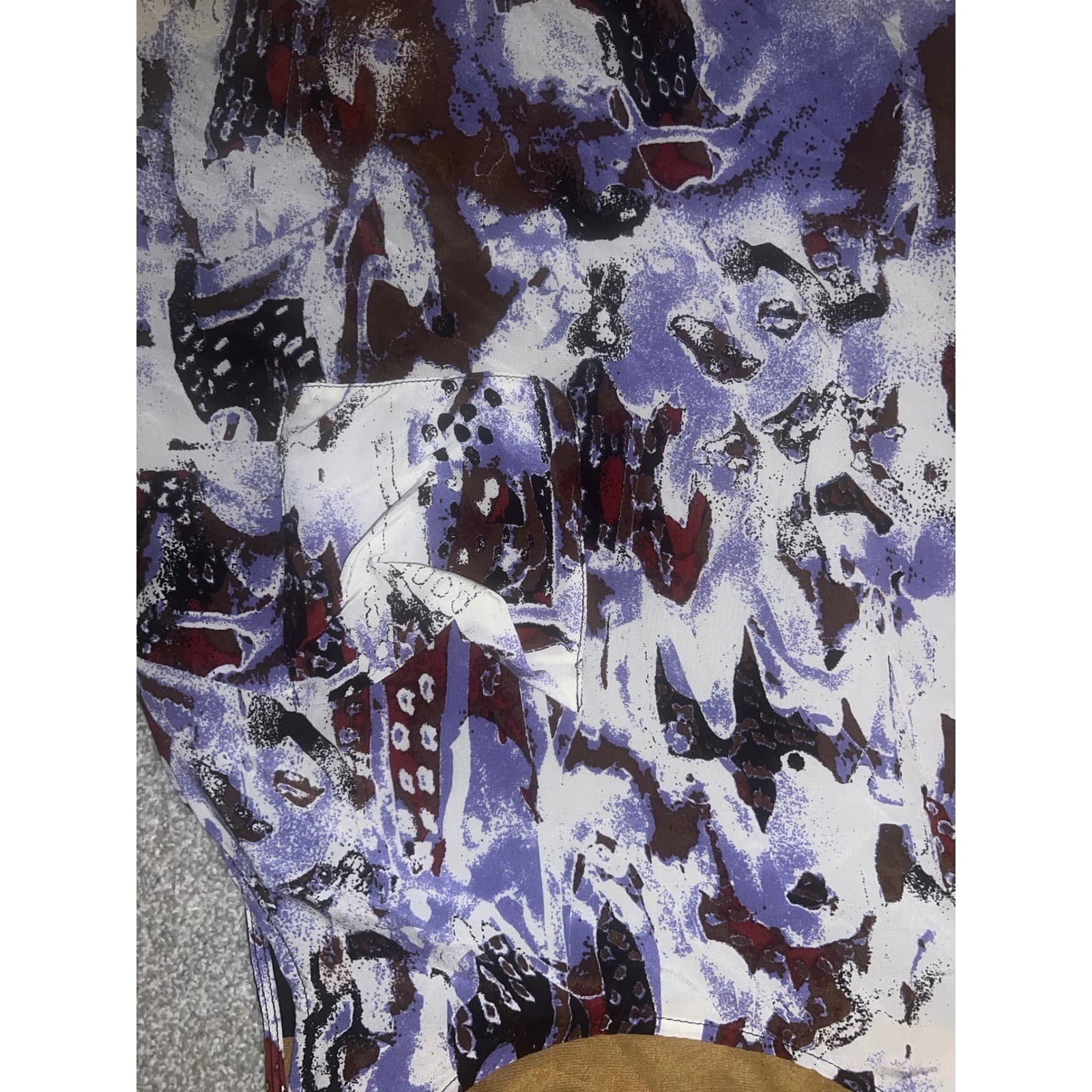 Twinkle by Wenlan for Anthropologie Silk Top Sz 6 Sleeveless Round Neck Office - Thumbnail 6