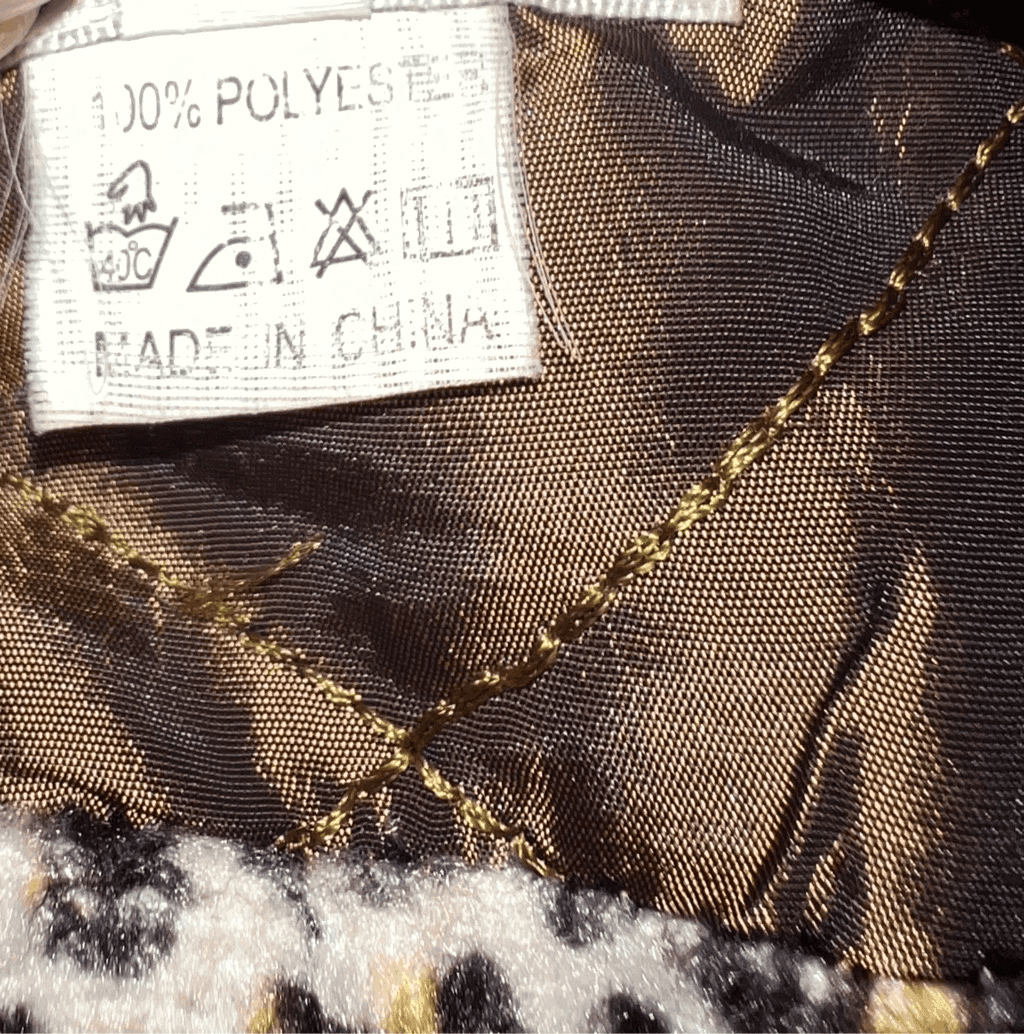 Grace chuang Ny Rare Vgt Sz m brown gold Collar Button Boho Goblin Core - Thumbnail 8