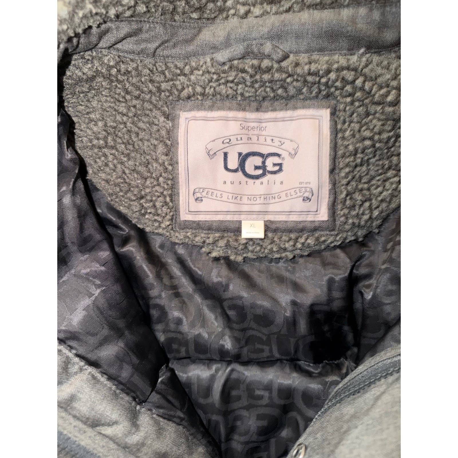 UGG Australia Down Puffer Jacket Mens XL Quilted Comfy Designer Winter Coat - Thumbnail 5