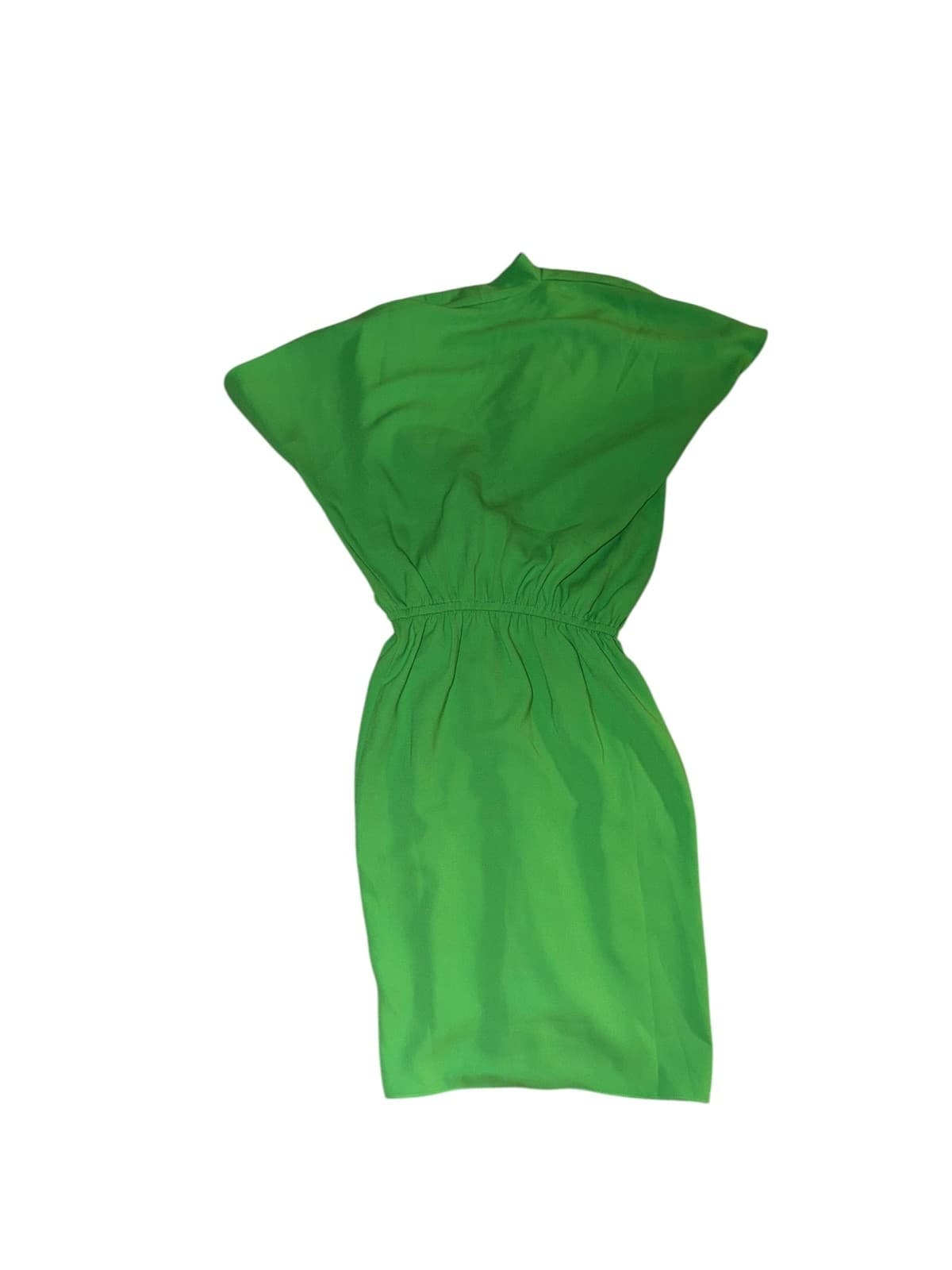 NWT Trina TurkGreen Draped Faux Wrap Ruched waist sz ce - Thumbnail 4
