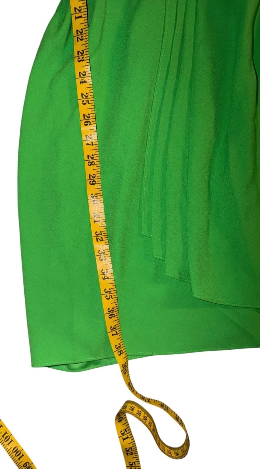NWT Trina TurkGreen Draped Faux Wrap Ruched waist sz ce - Thumbnail 7