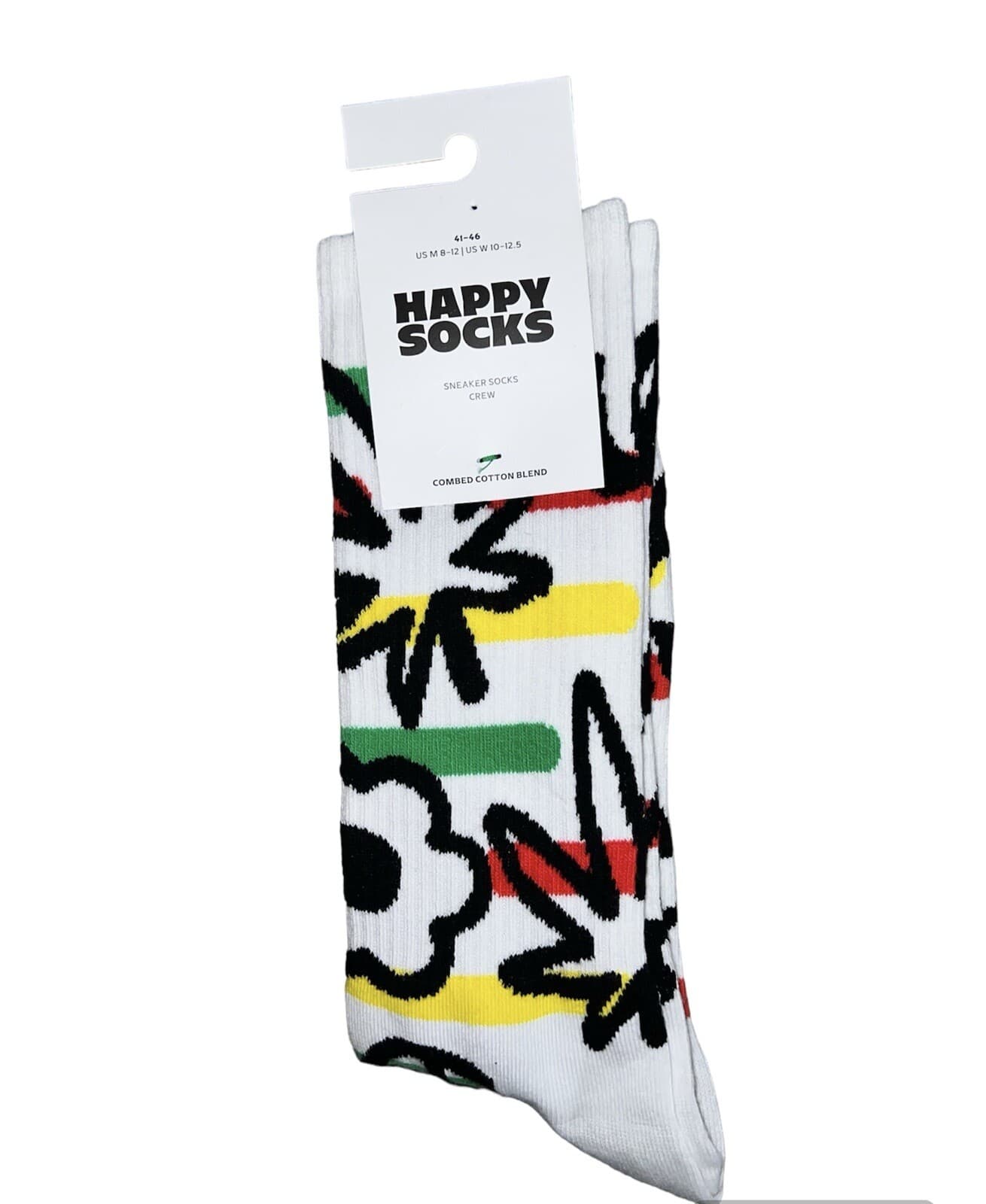 HAPPY SOCKS Women's Navy Big Multi Dot Soft Crew Cotton Socks Size 7-8 NWT - Thumbnail 3